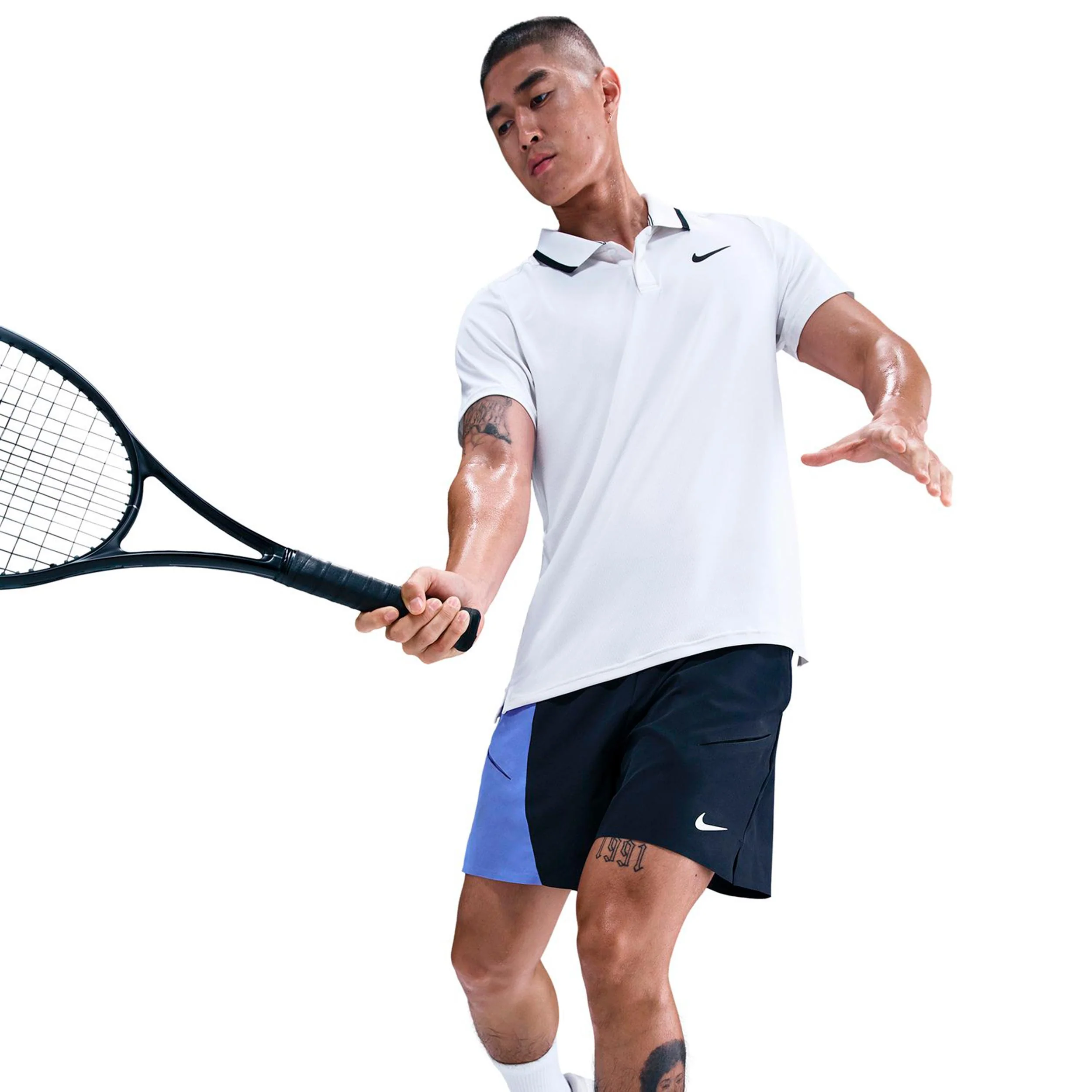 Court Dri-Fit Slam Shorts Hombres-azul oscuro, azul - Image 4