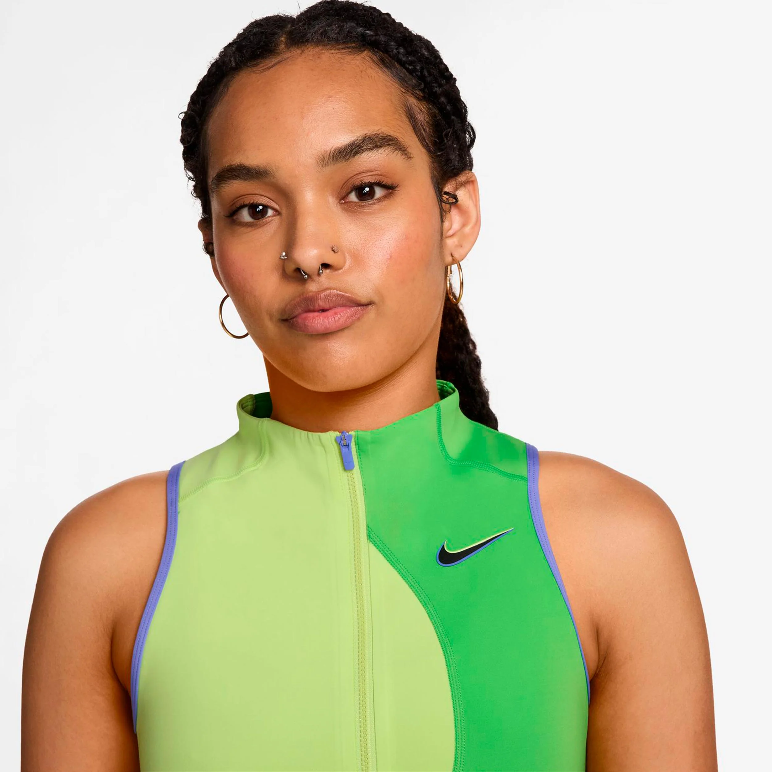 Court Dri-Fit Slam Vestido Mujeres-lima, verde - Image 2