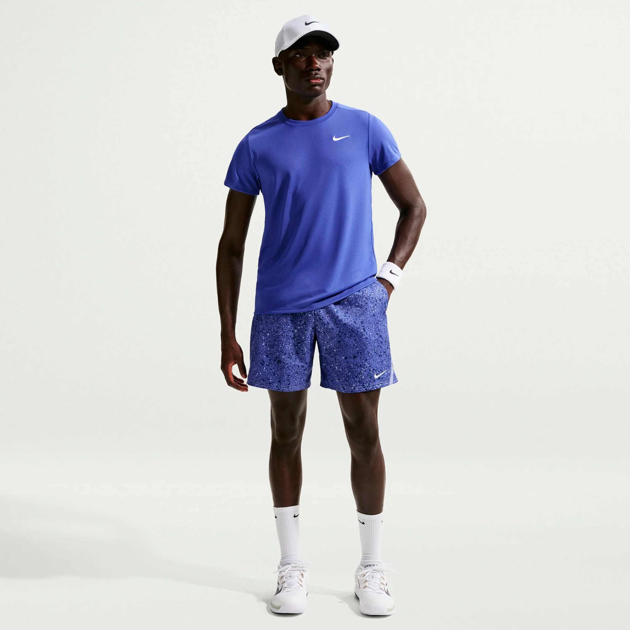 Court Dri-Fit Victory 7in Shorts Hombres-azul, azul-gris - Image 2