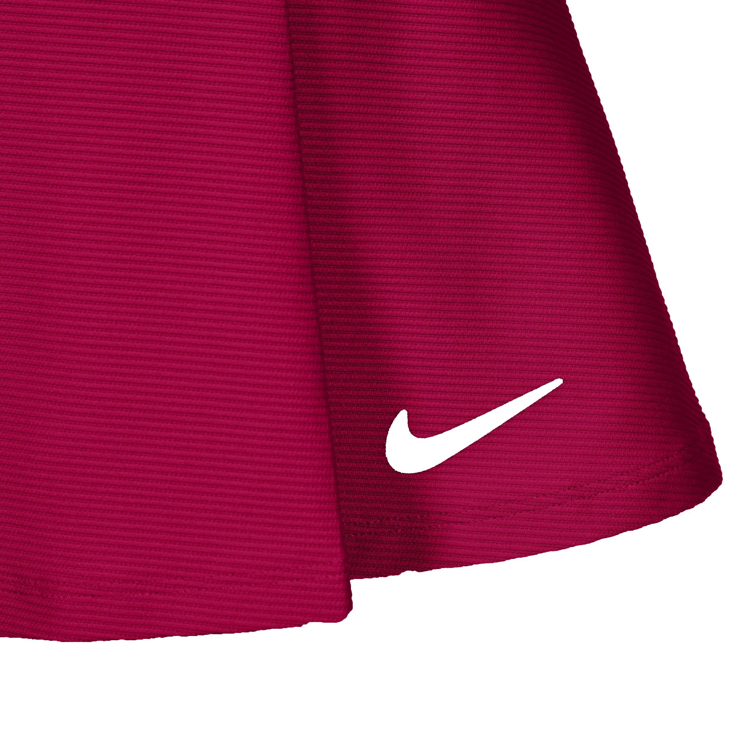 Court Dri-Fit Victory Flouncy Falda Chicas-Rojo,Blanco - Image 4