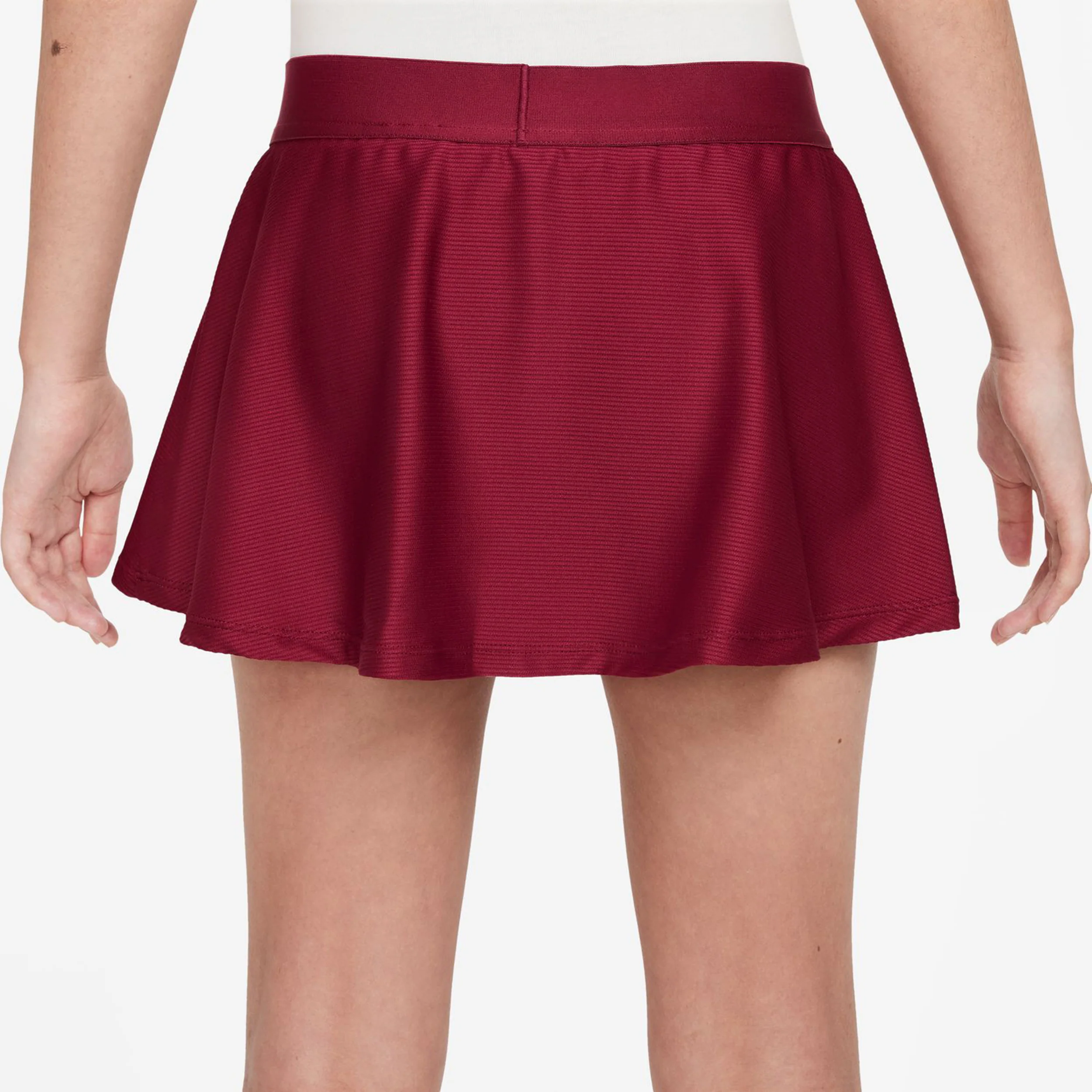 Court Dri-Fit Victory Flouncy Falda Chicas-Rojo,Blanco - Image 6