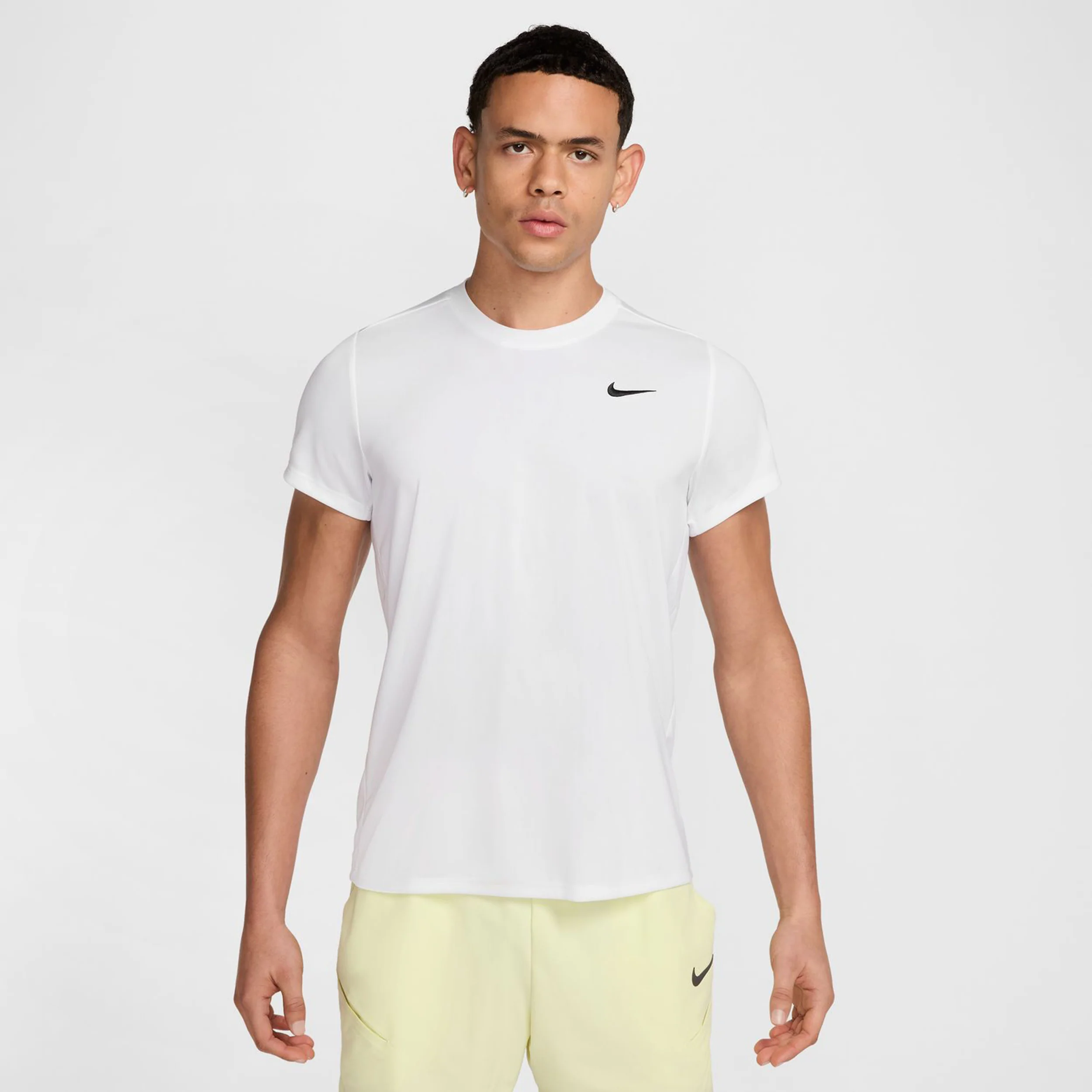 Court Dry Victory Camiseta De Manga Corta Hombres-Blanco,Negro - Image 4