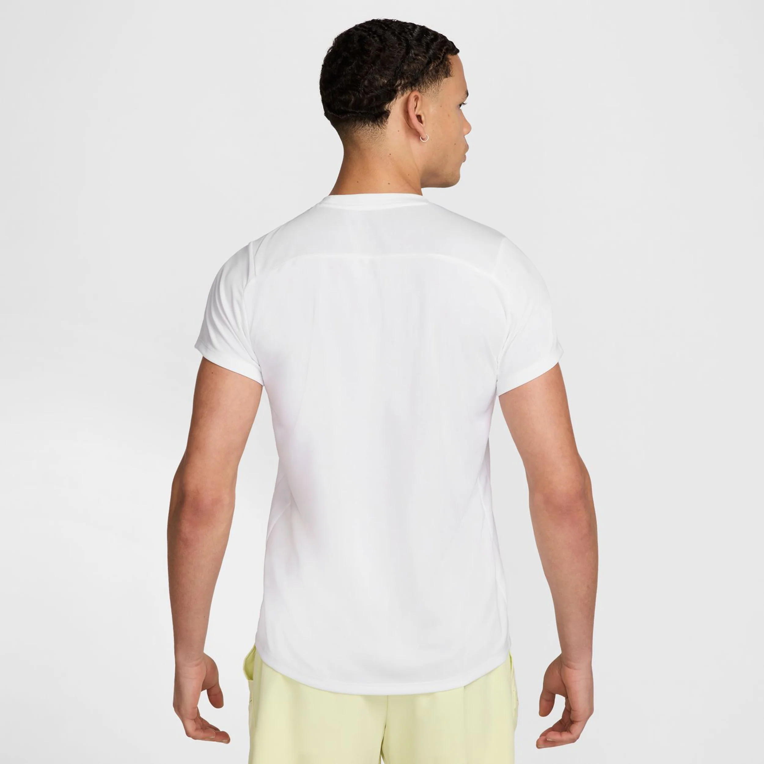 Court Dry Victory Camiseta De Manga Corta Hombres-Blanco,Negro - Image 5