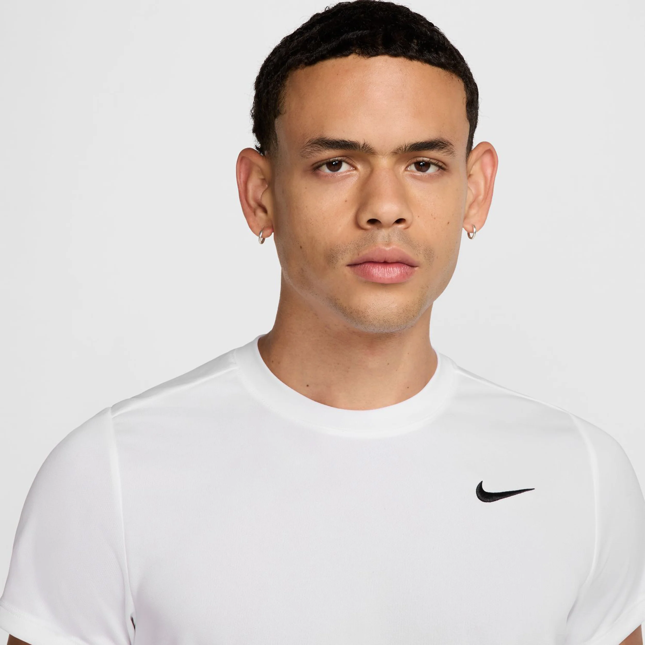 Court Dry Victory Camiseta De Manga Corta Hombres-Blanco,Negro - Image 6