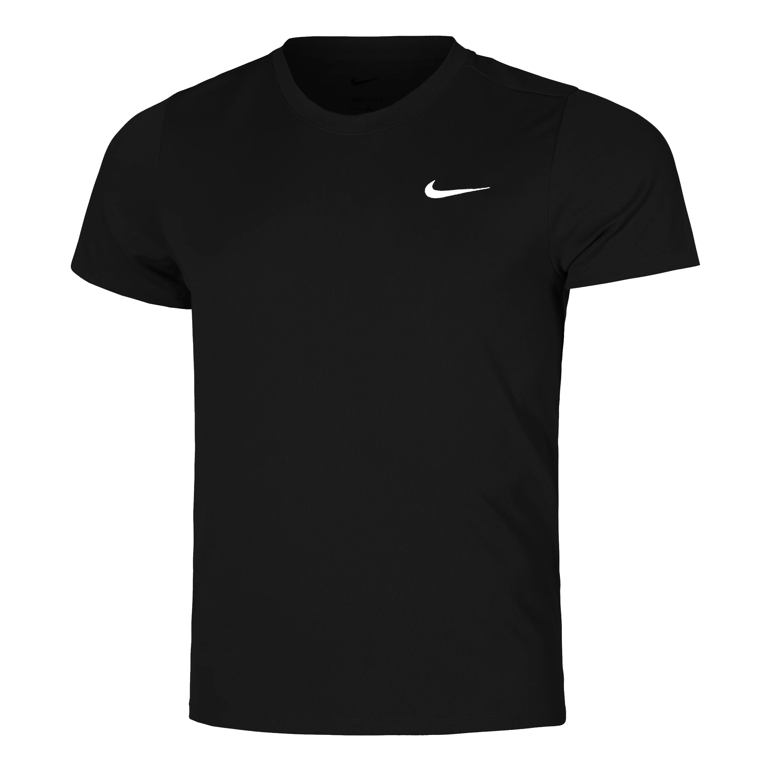 Court Dry Victory Camiseta De Manga Corta Hombres-Negro,Blanco