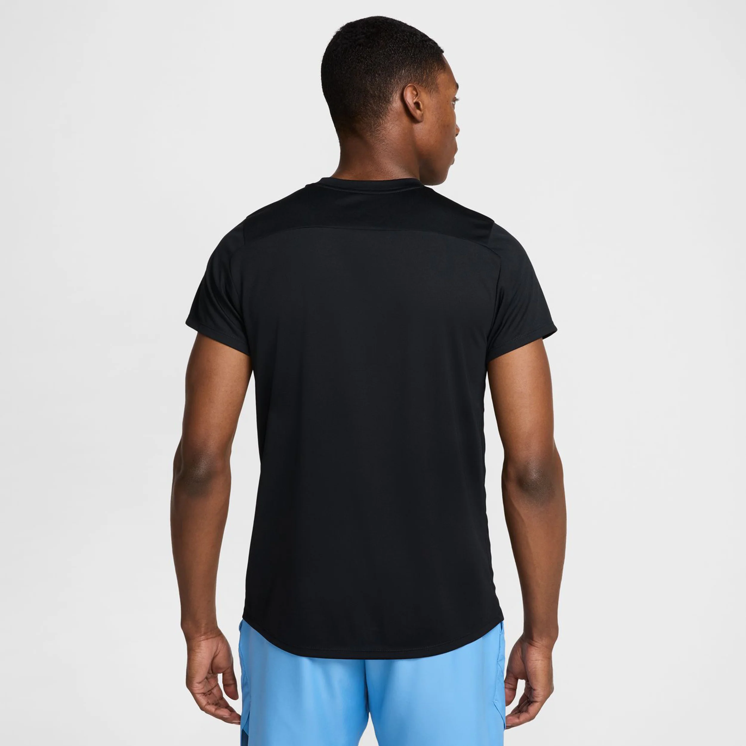 Court Dry Victory Camiseta De Manga Corta Hombres-Negro,Blanco - Image 5
