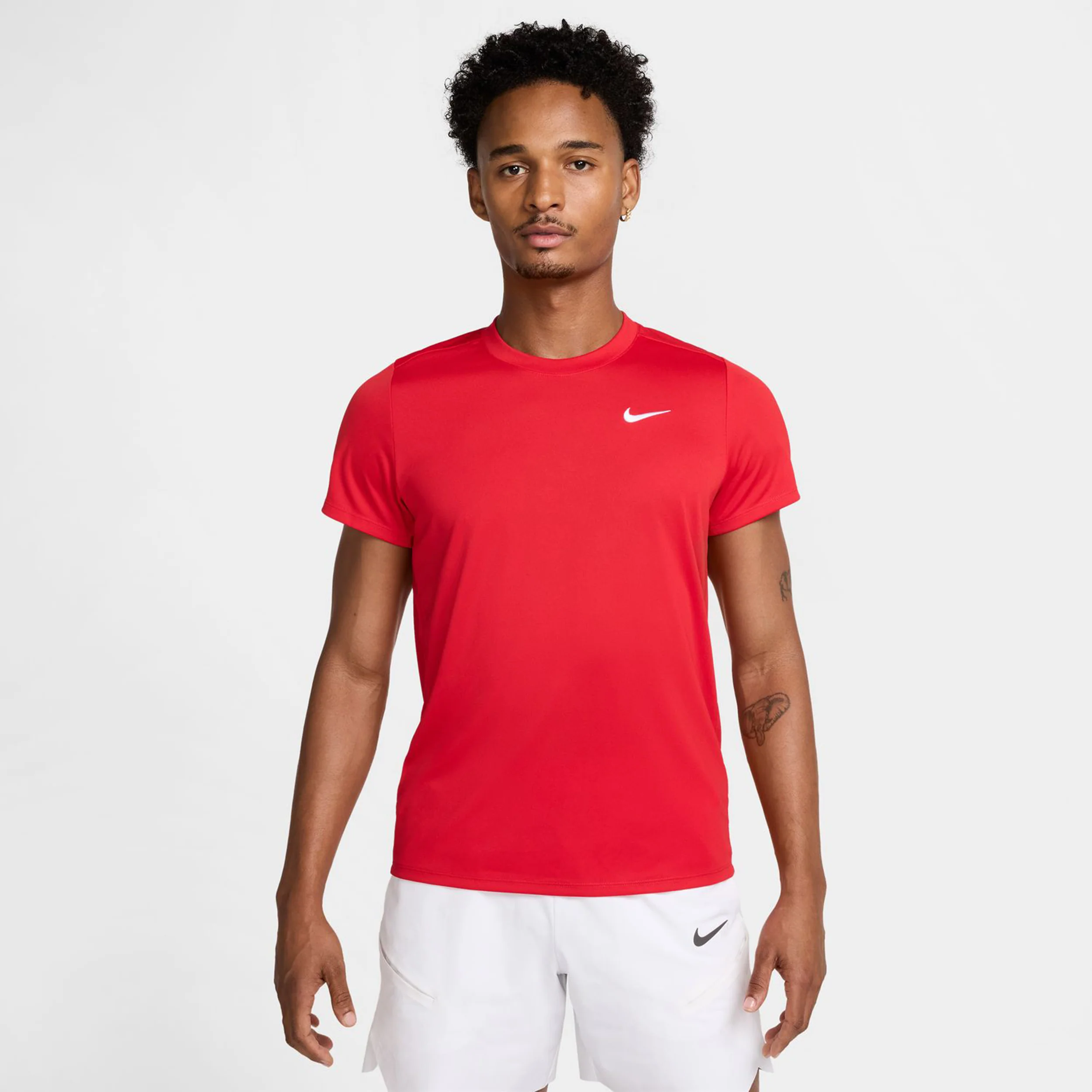 Court Dry Victory Camiseta De Manga Corta Hombres-Rojo,Blanco - Image 4