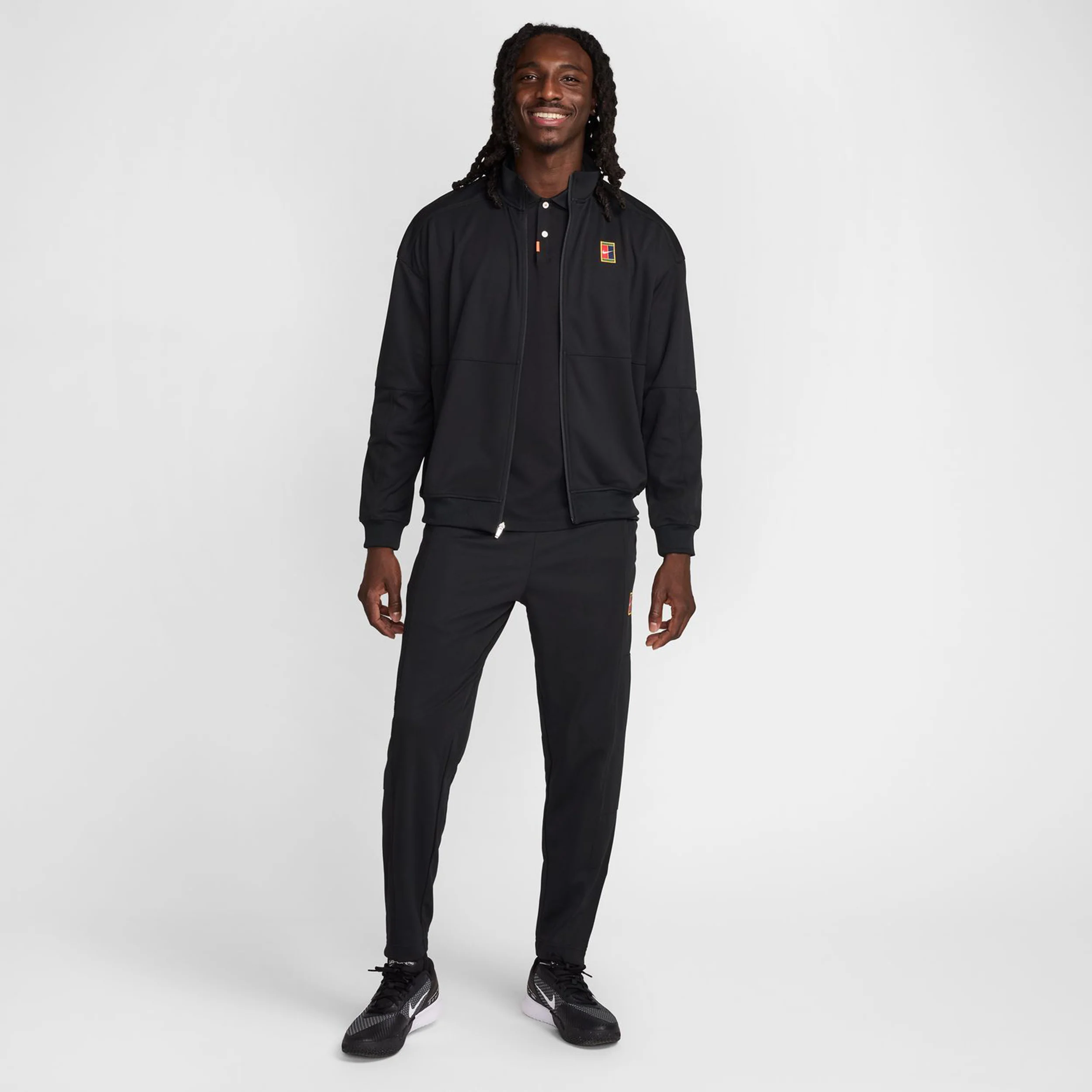 Court Heritage Chaqueta De Entrenamiento Hombres-Negro,Negro - Image 10