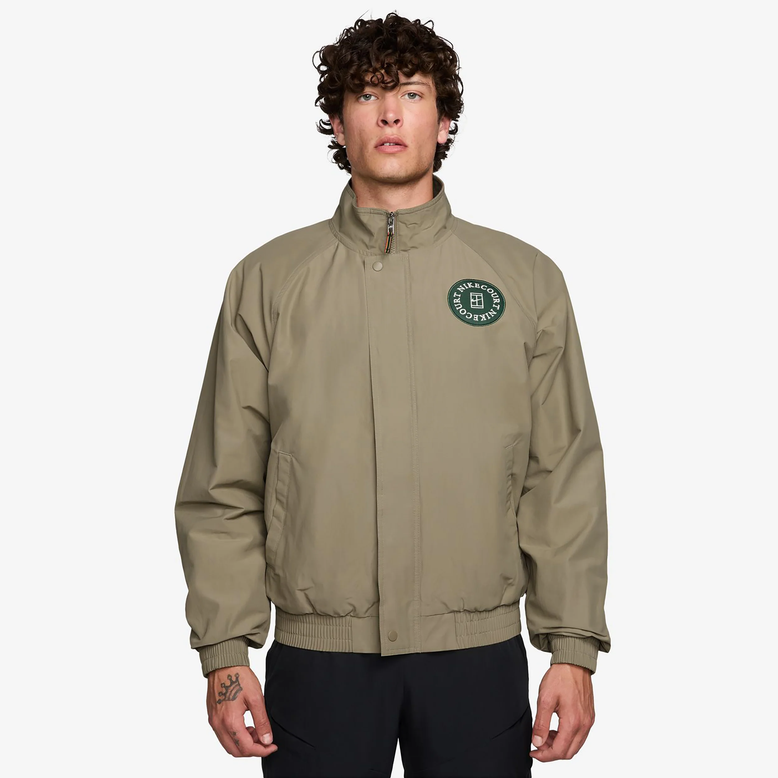 Court Heritage Outdoor-Jacke Hombres - oliva, verde oscuro