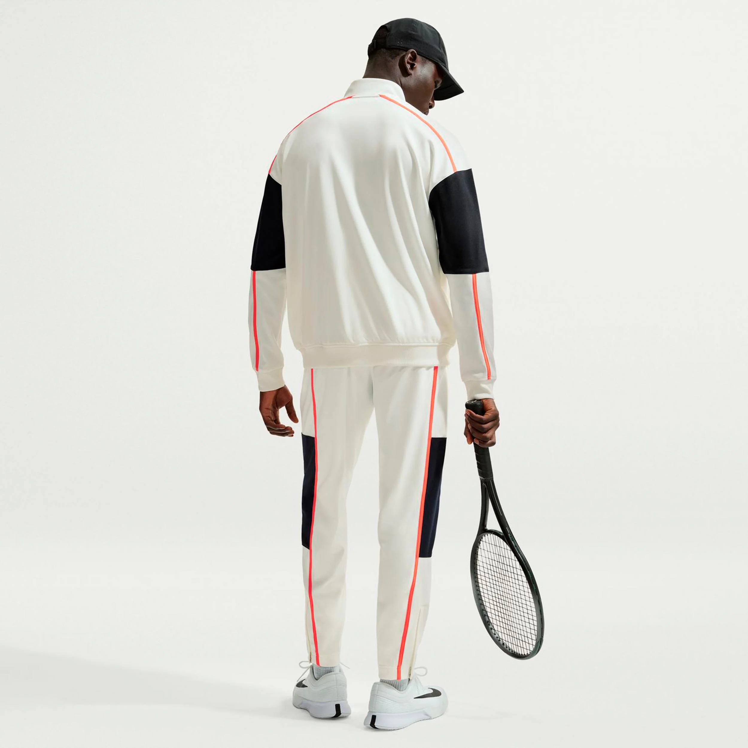 Court Heritage Pantalón de entrenamiento Hombres-crema, naranja - Image 3