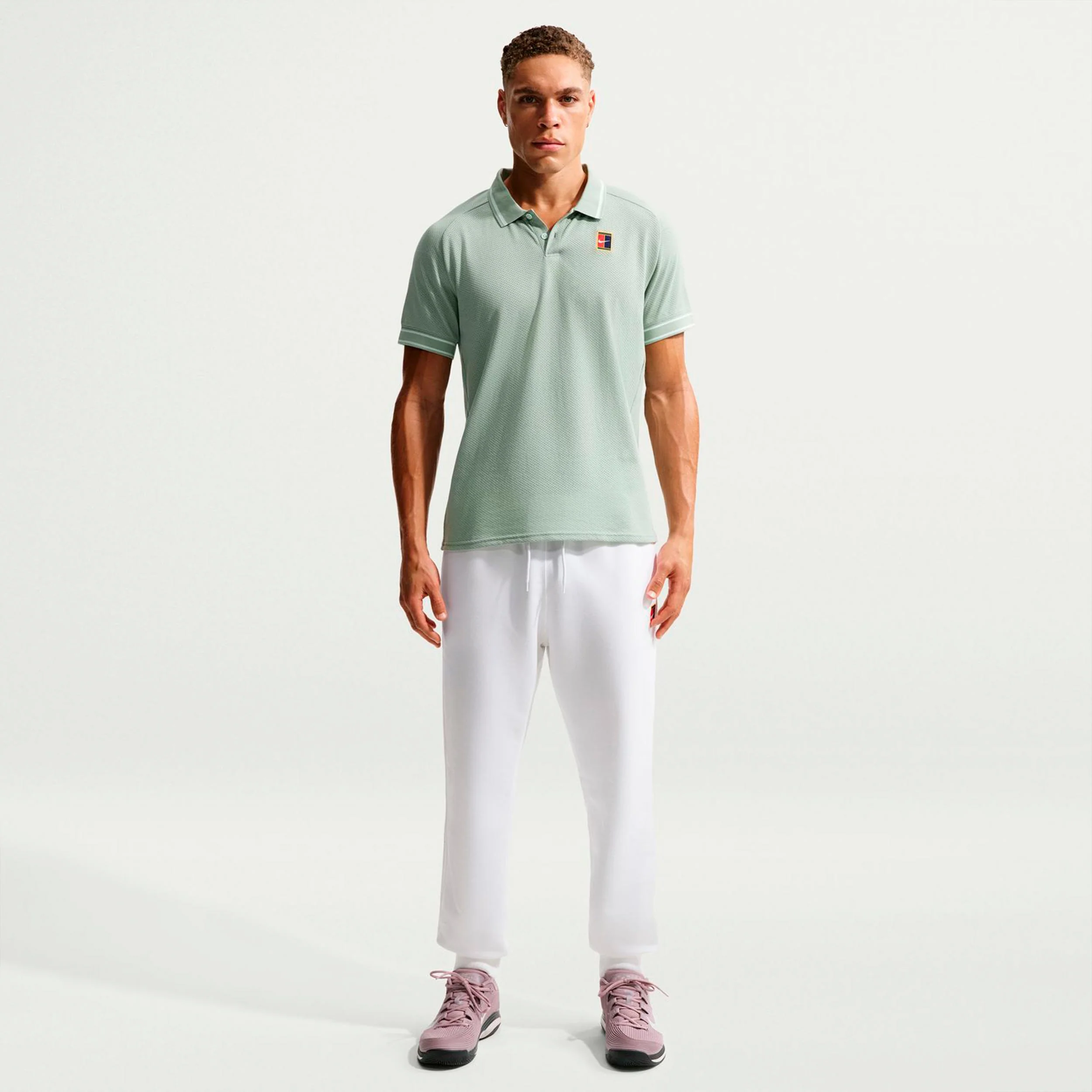 Court Heritage Polo Hombres - blanco rot - Image 2