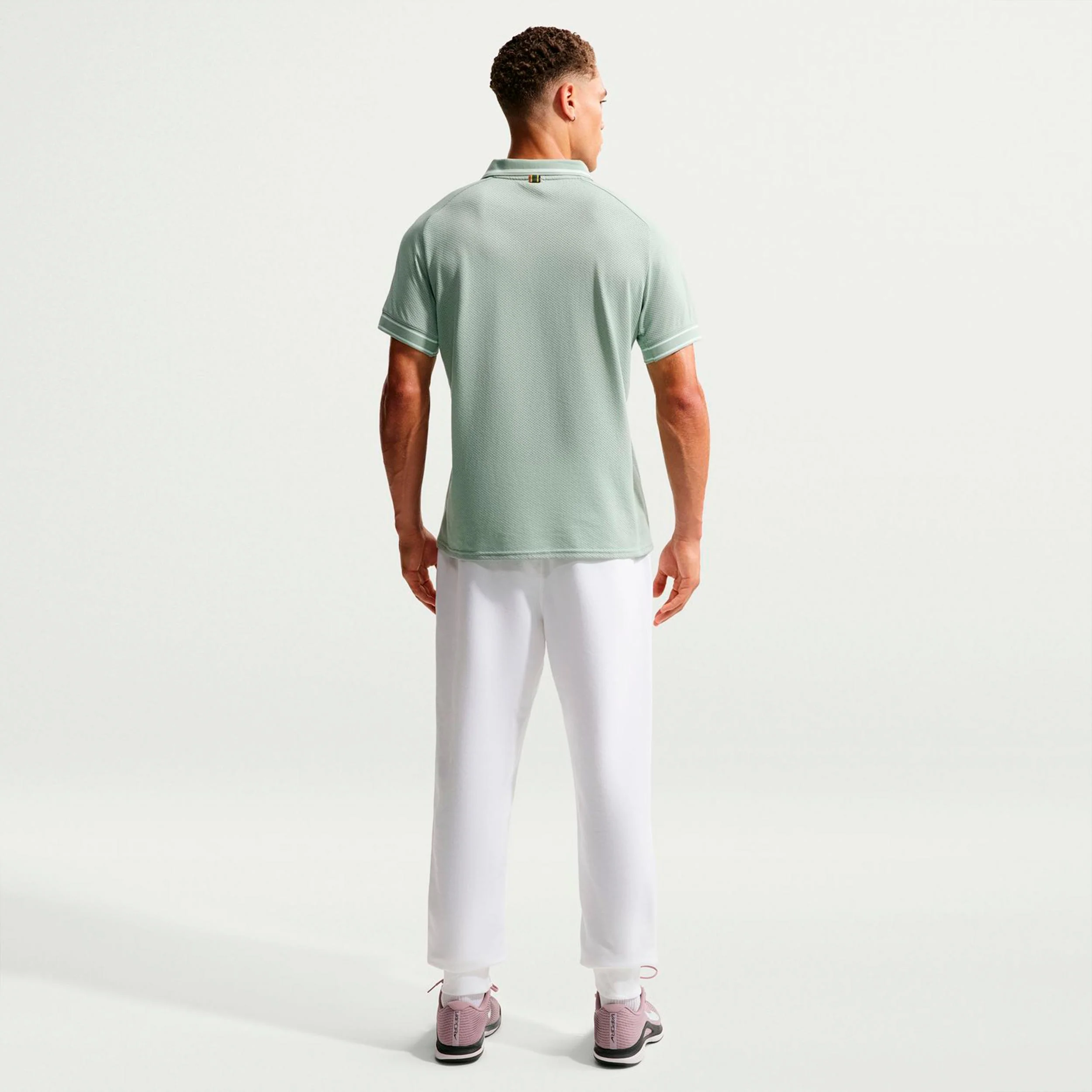 Court Heritage Polo Hombres - blanco rot - Image 3