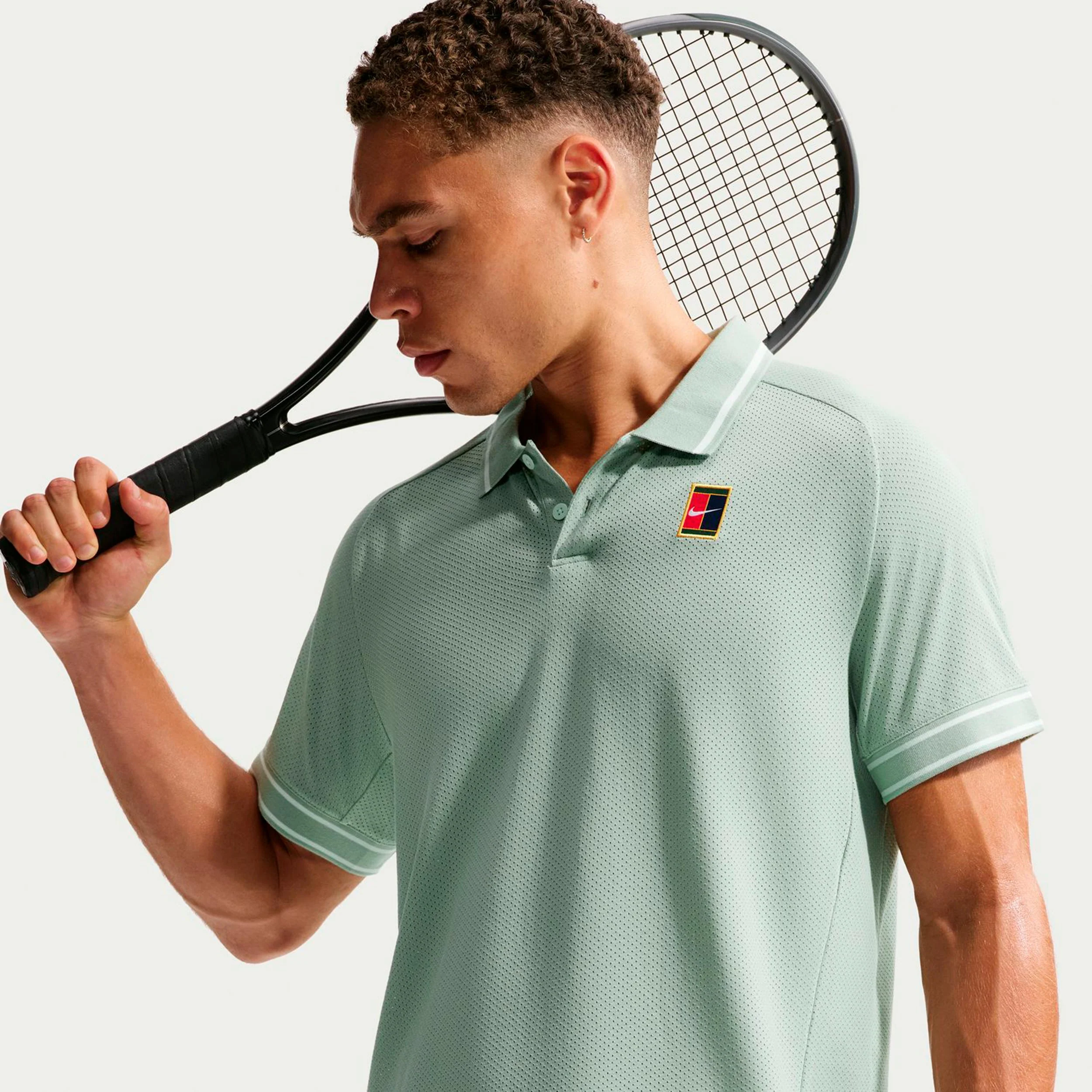Court Heritage Polo Hombres - blanco rot - Image 4