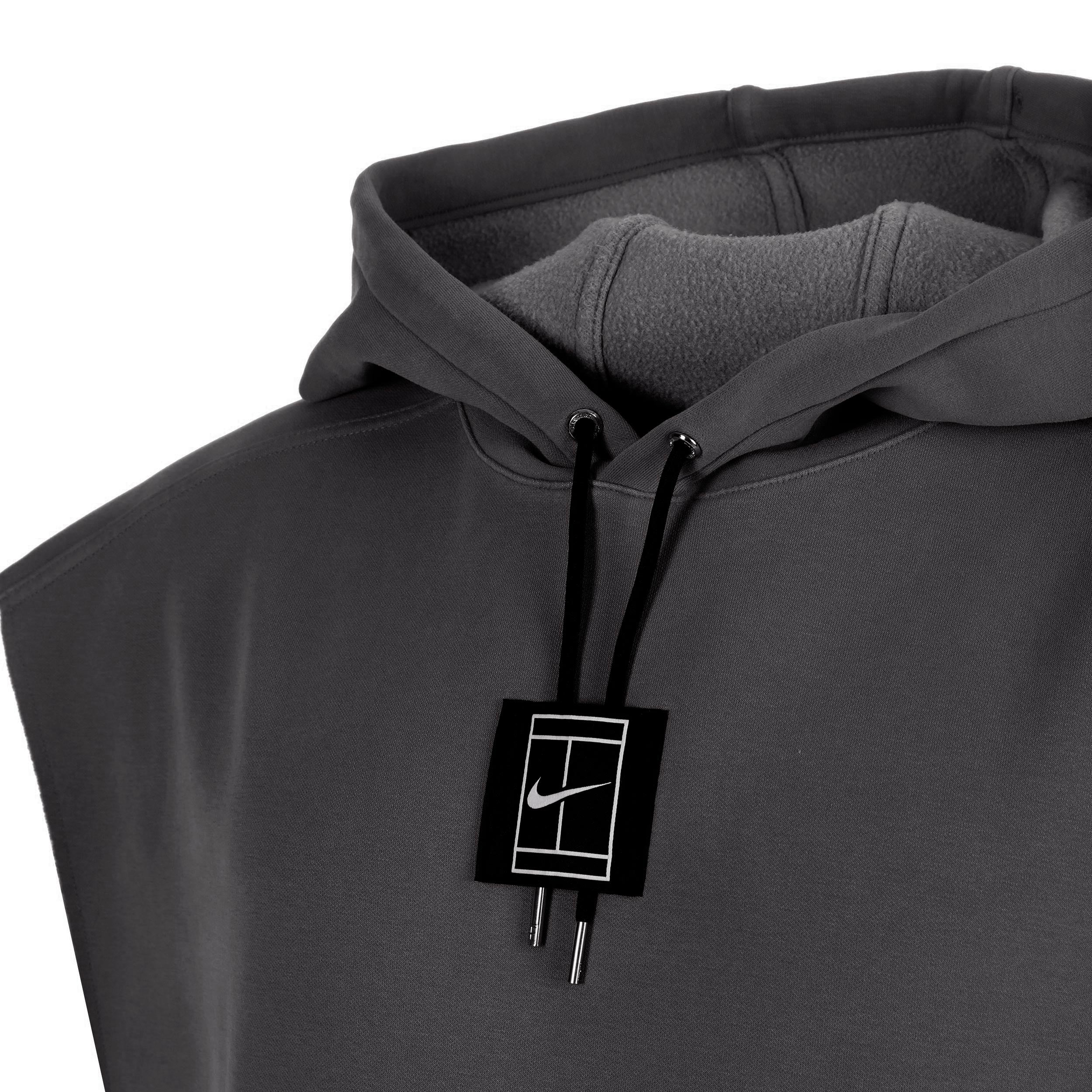 Court Slam Sudadera con capucha Hombres - antracita - Image 3