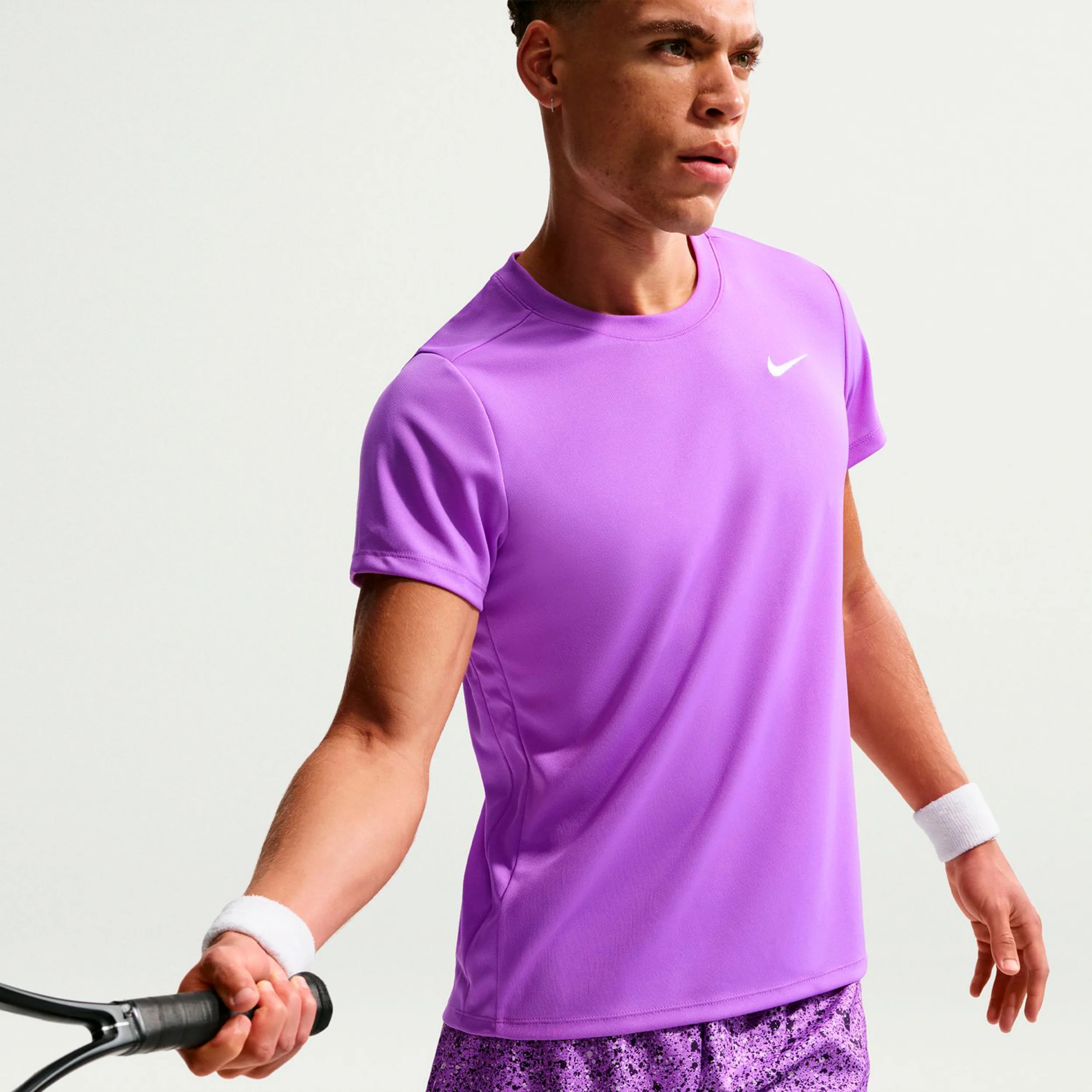 Court Victory Dry Camiseta de manga corta Hombres - violeta
