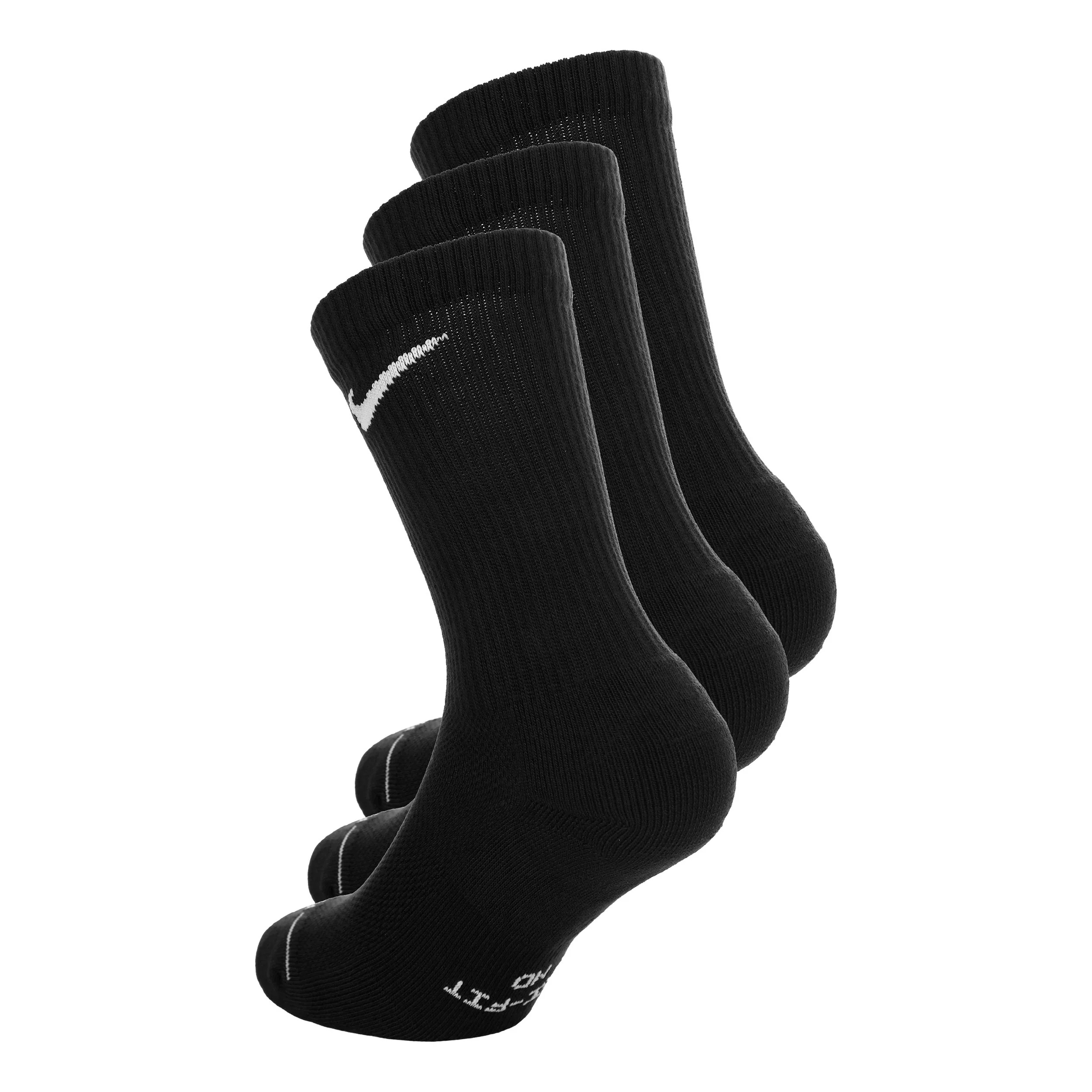 Crew Calcetines de tenis Pack de 3 Unisex - negro - Image 2