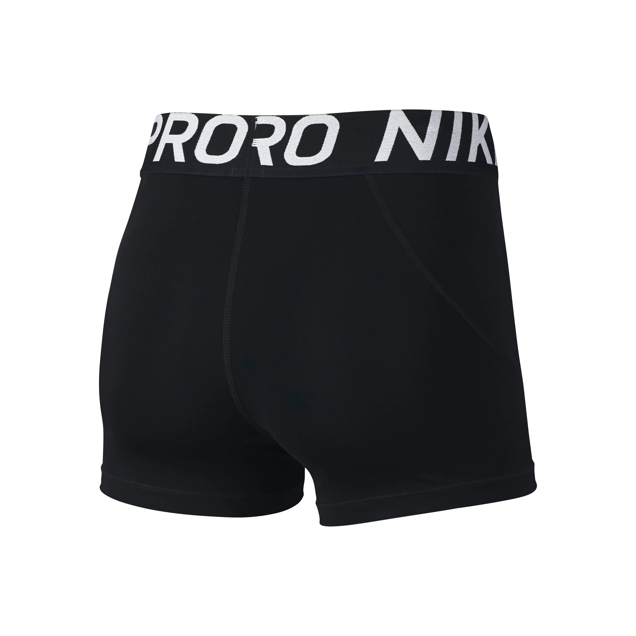 Dri-Fit Big Kids 3in Shorts Chicas-negro,blanco - Image 3