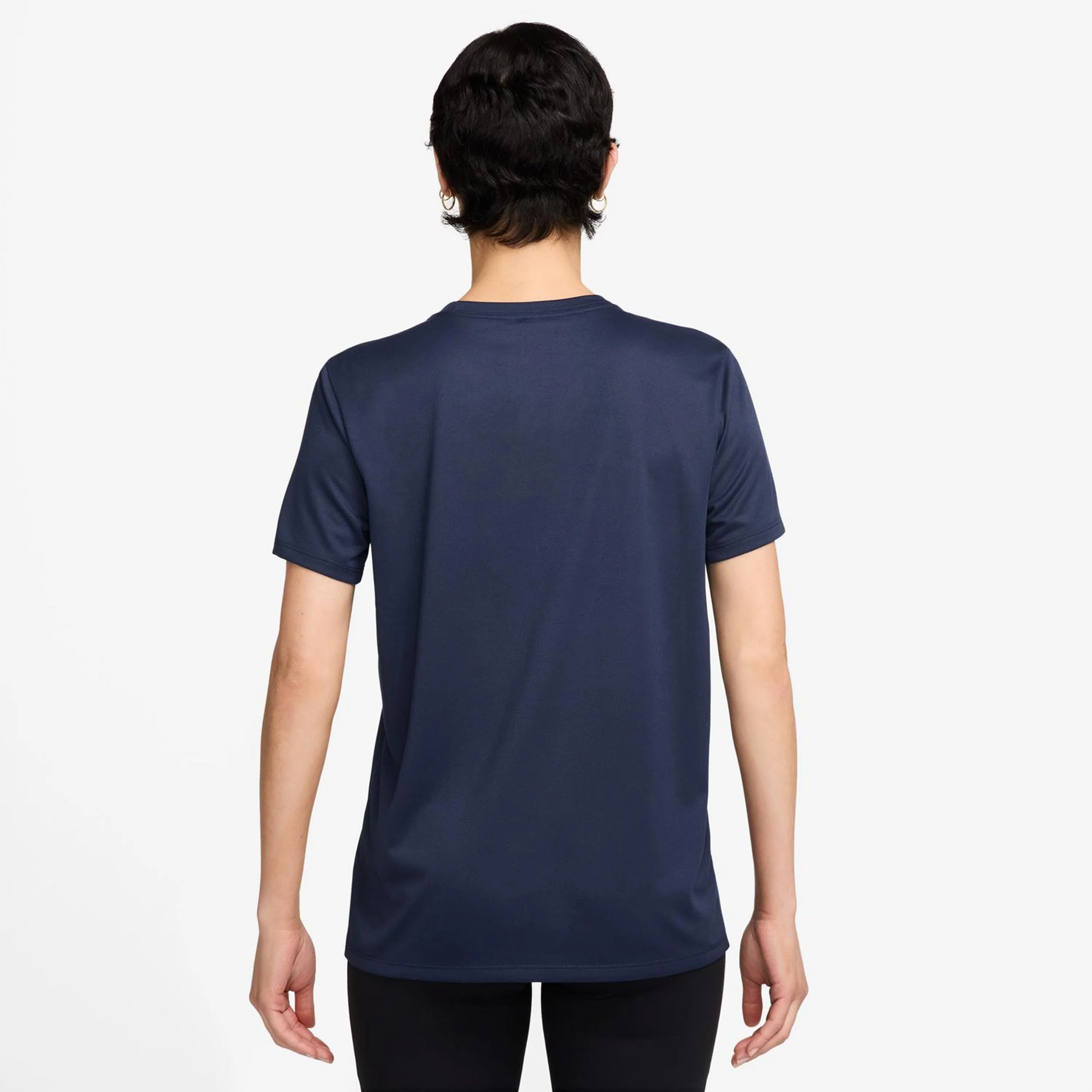 Dri-Fit Camiseta De Manga Corta Mujeres-Azul Oscuro - Image 3