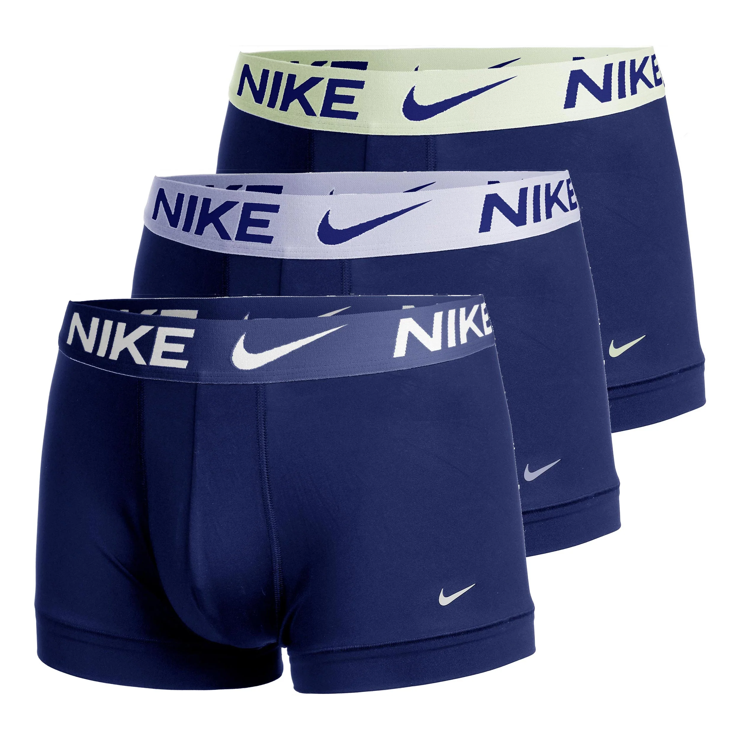 Dri-Fit Essential Micro Trunk Calzoncillos tipo bóxer - Pack de 3 Hombres-azul, lila