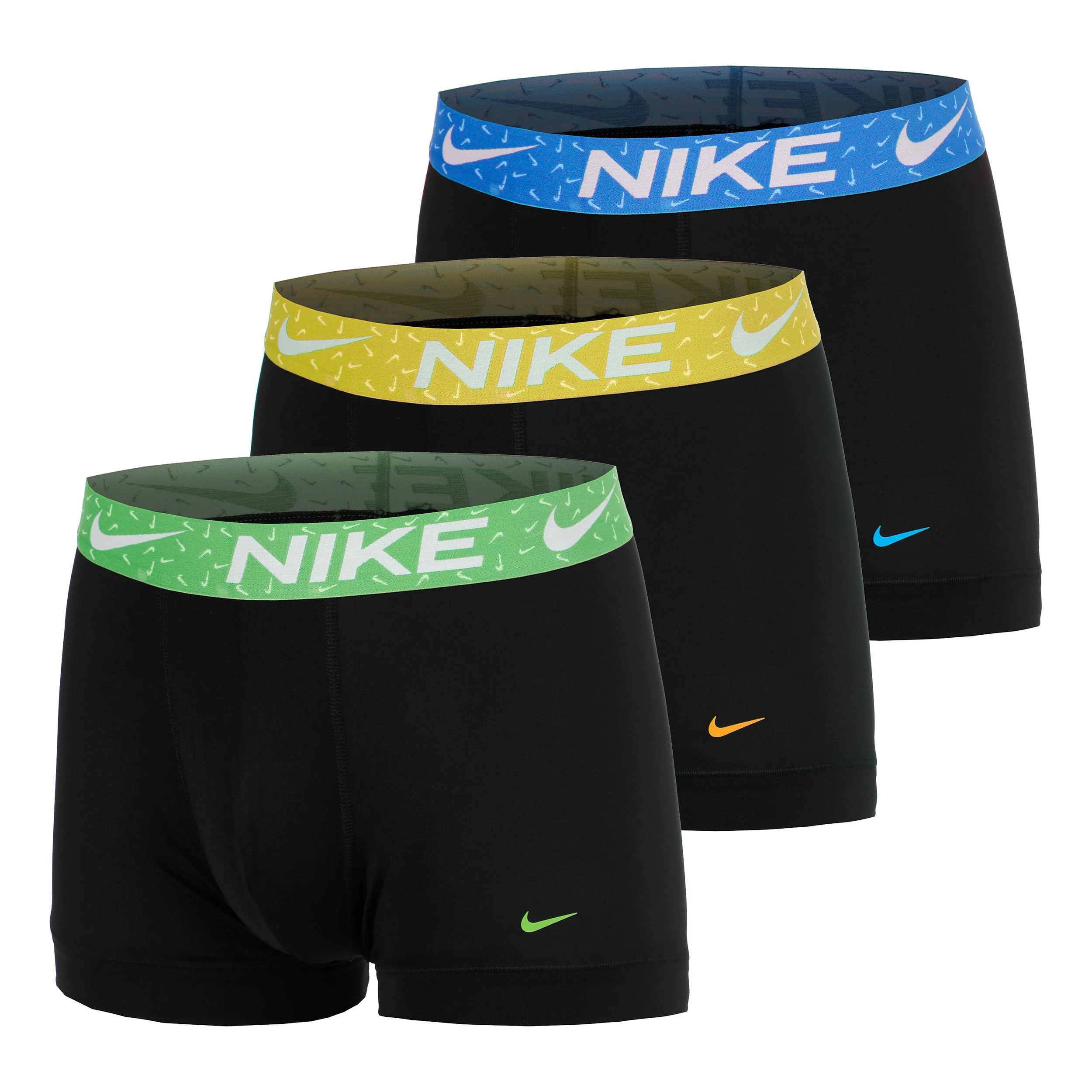 Dri-Fit Essential Micro Trunk Calzoncillos tipo bóxer - Pack de 3 Hombres-negro, verde