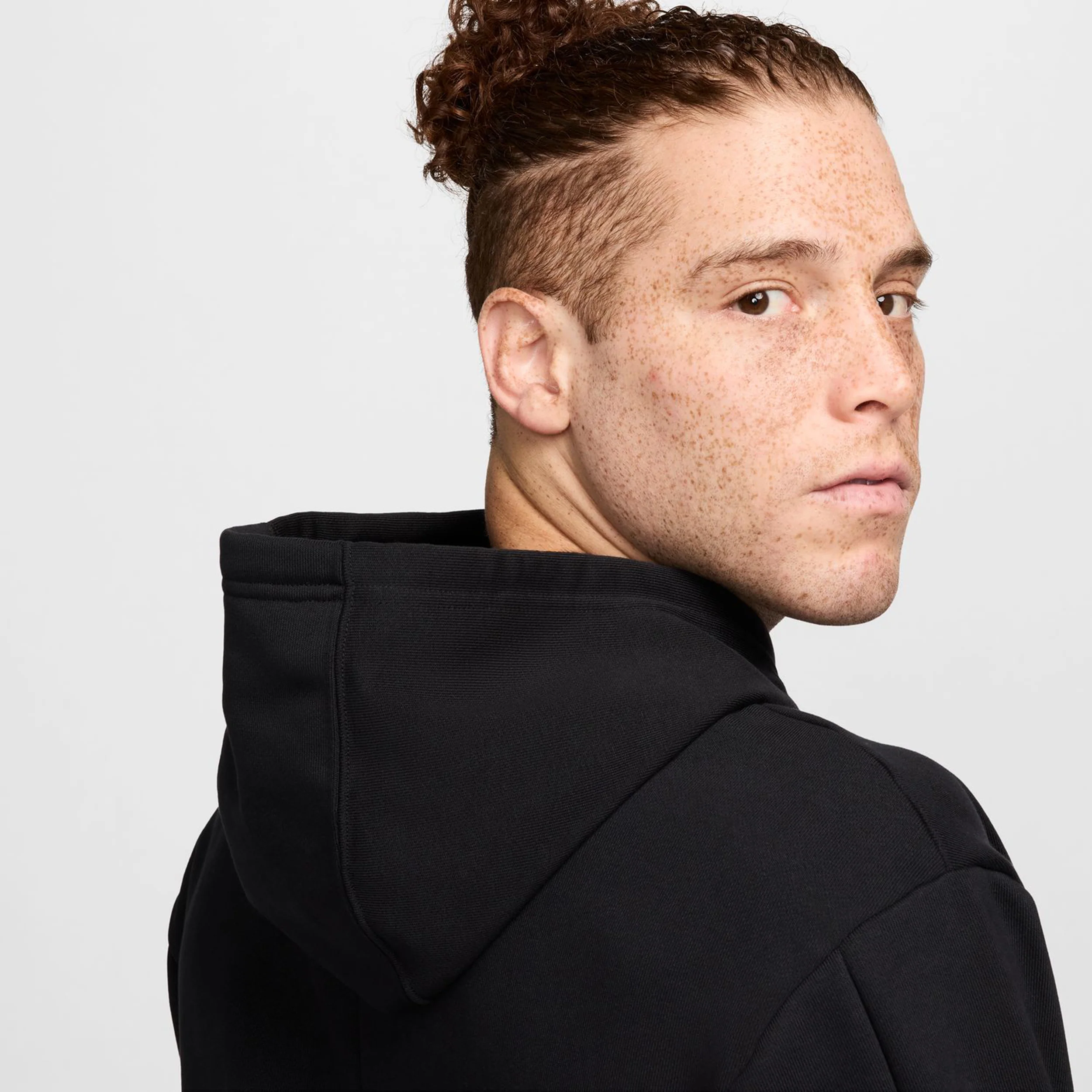 Dri-Fit Fleece Heritage Sudadera Con Capucha Hombres-Negro,Blanco - Image 11