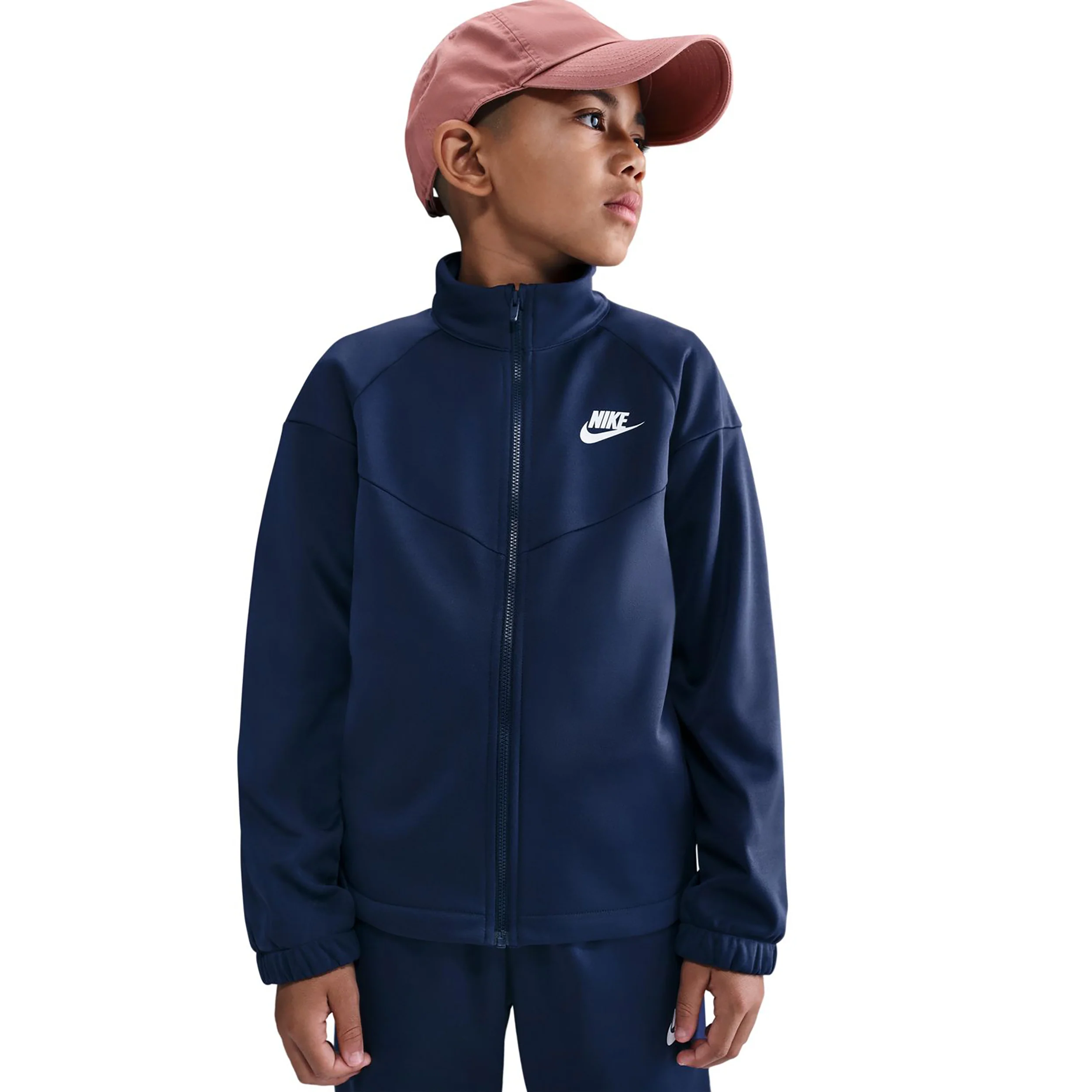 Dri-Fit Full-Zip Chándal Niños-azul oscuro - Image 3