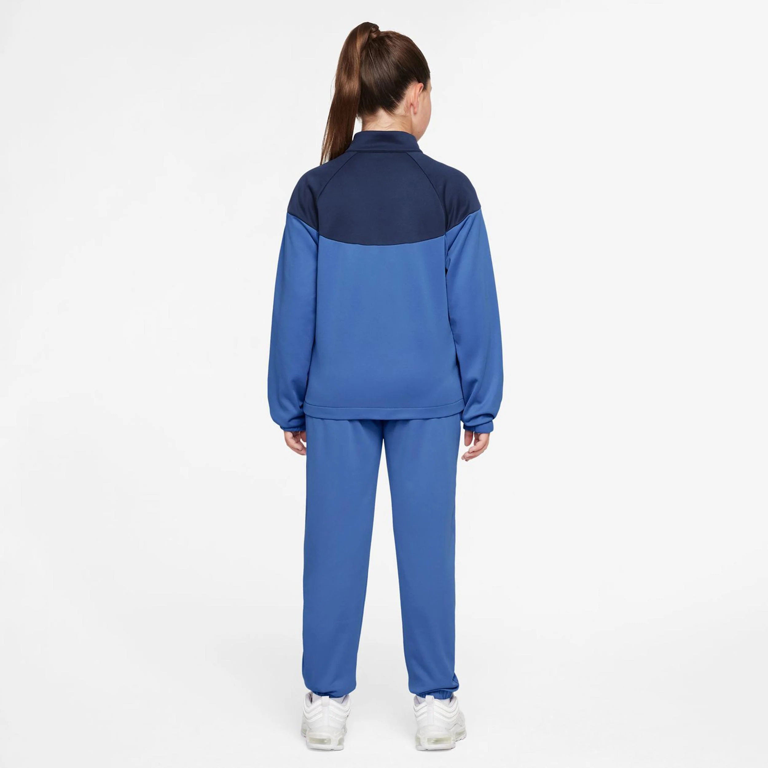 Dri-Fit Full-Zip Chándal Niños-Azul,Azul-gris - Image 2