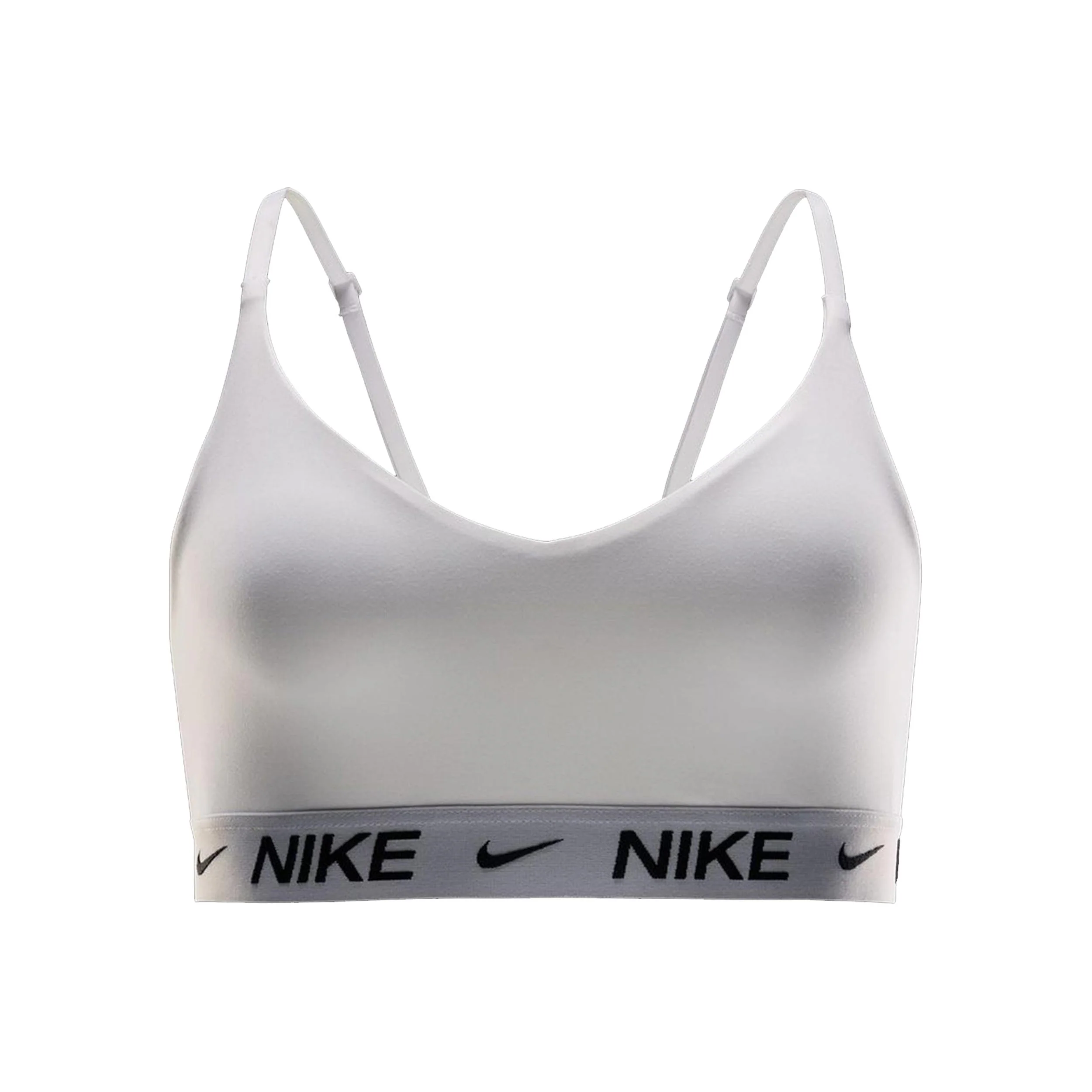 Dri-Fit INDY LGT Support Sujetador deportivo Mujeres-blanco, negro