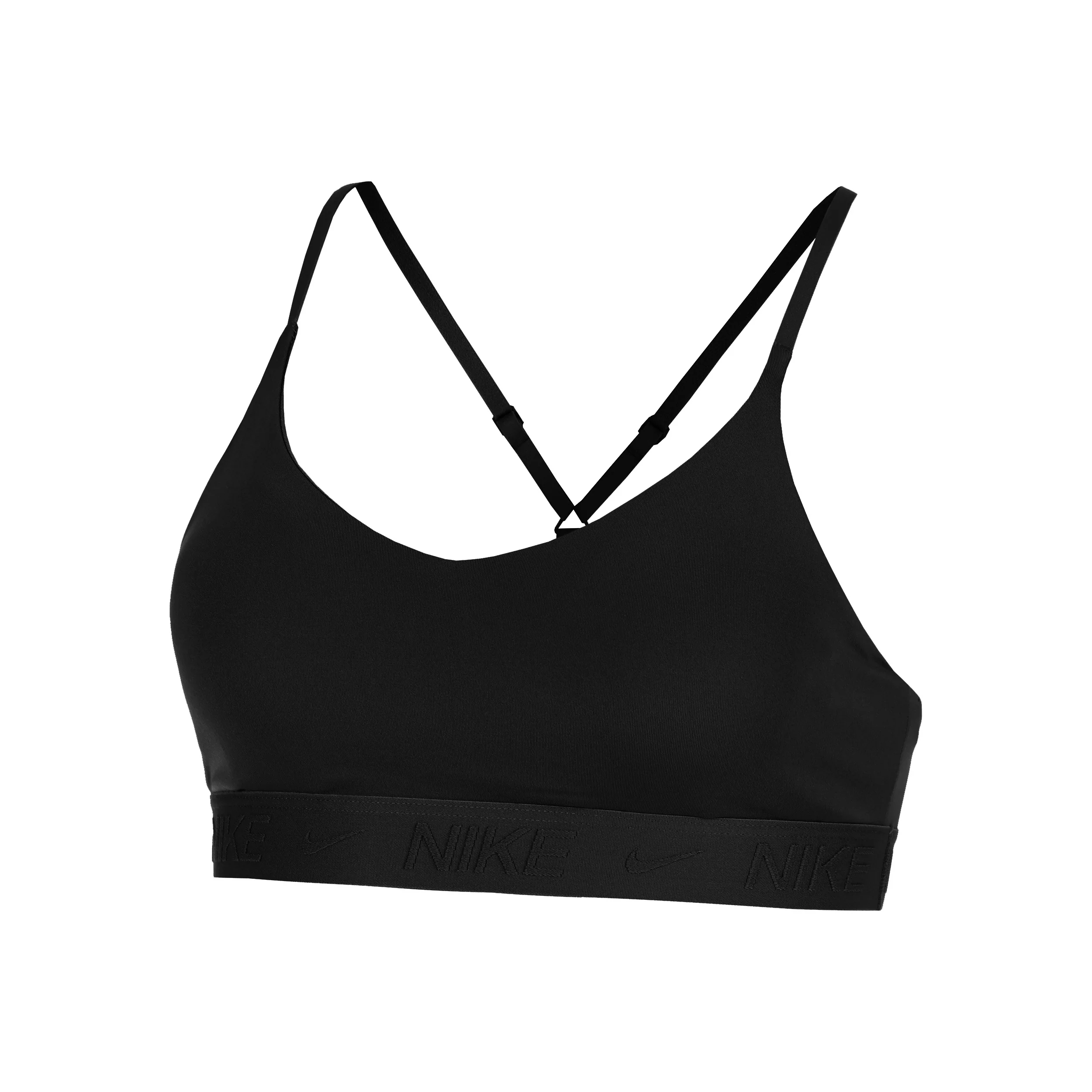 Dri-Fit INDY LGT Support Sujetador deportivo Mujeres-negro