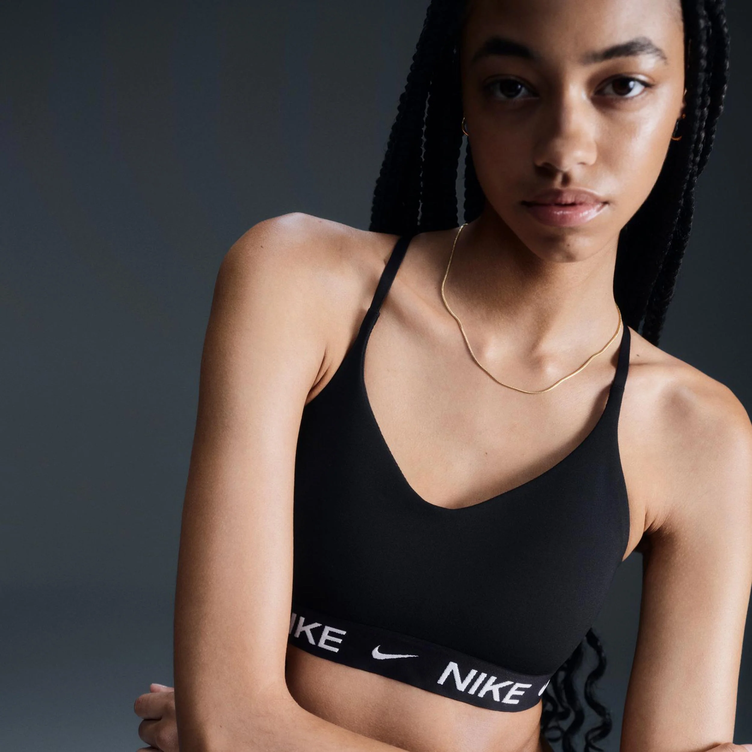 Dri-Fit INDY LGT Support Sujetador deportivo Mujeres-negro, negro - Image 4