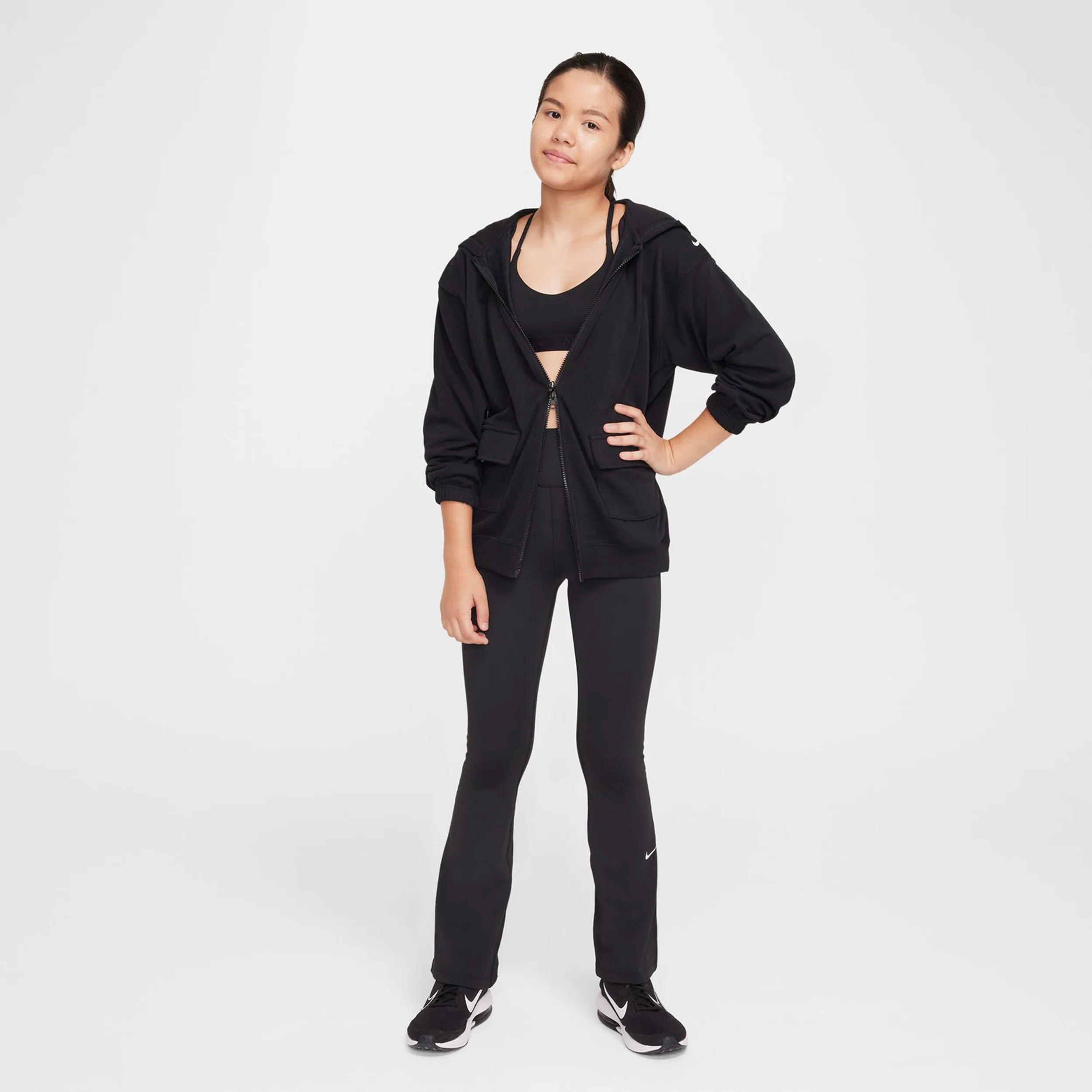 Dri-Fit Indy Sujetador Deportivo Chicas-Negro - Image 9