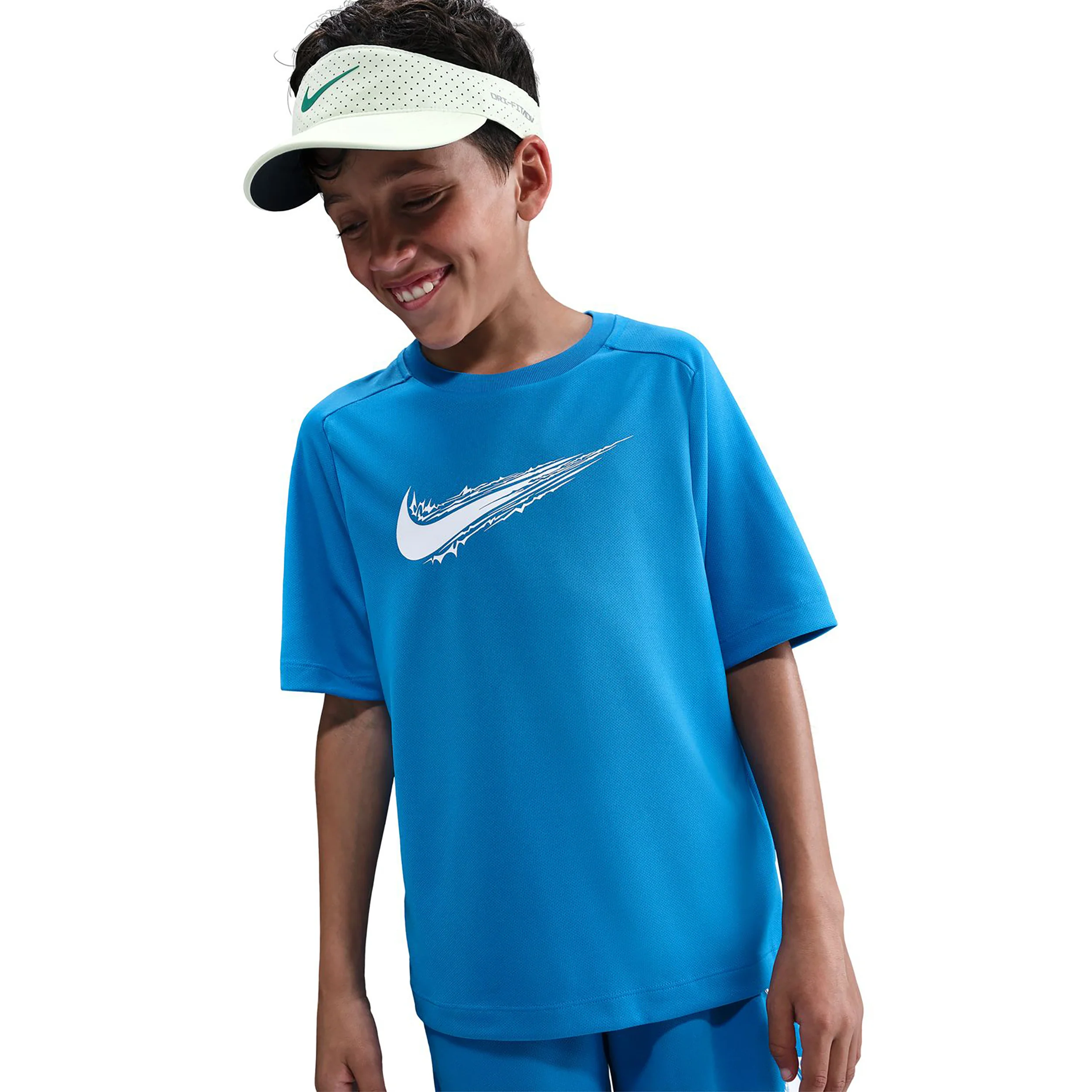 Dri-Fit Multi Camiseta De Manga Corta Niños-Azul - Image 3