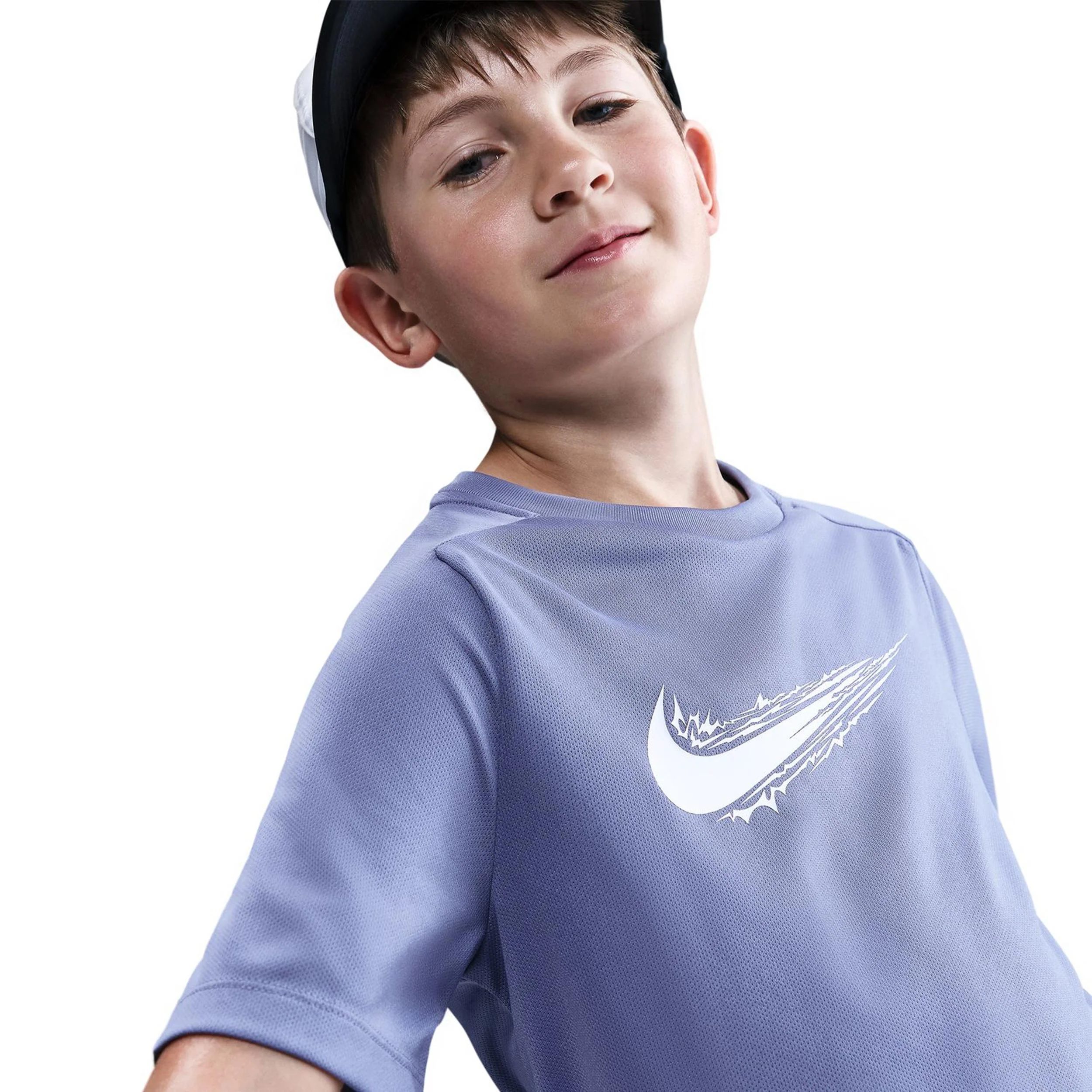 Dri-Fit Multi Camiseta De Manga Corta Niños-Azul-gris - Image 5