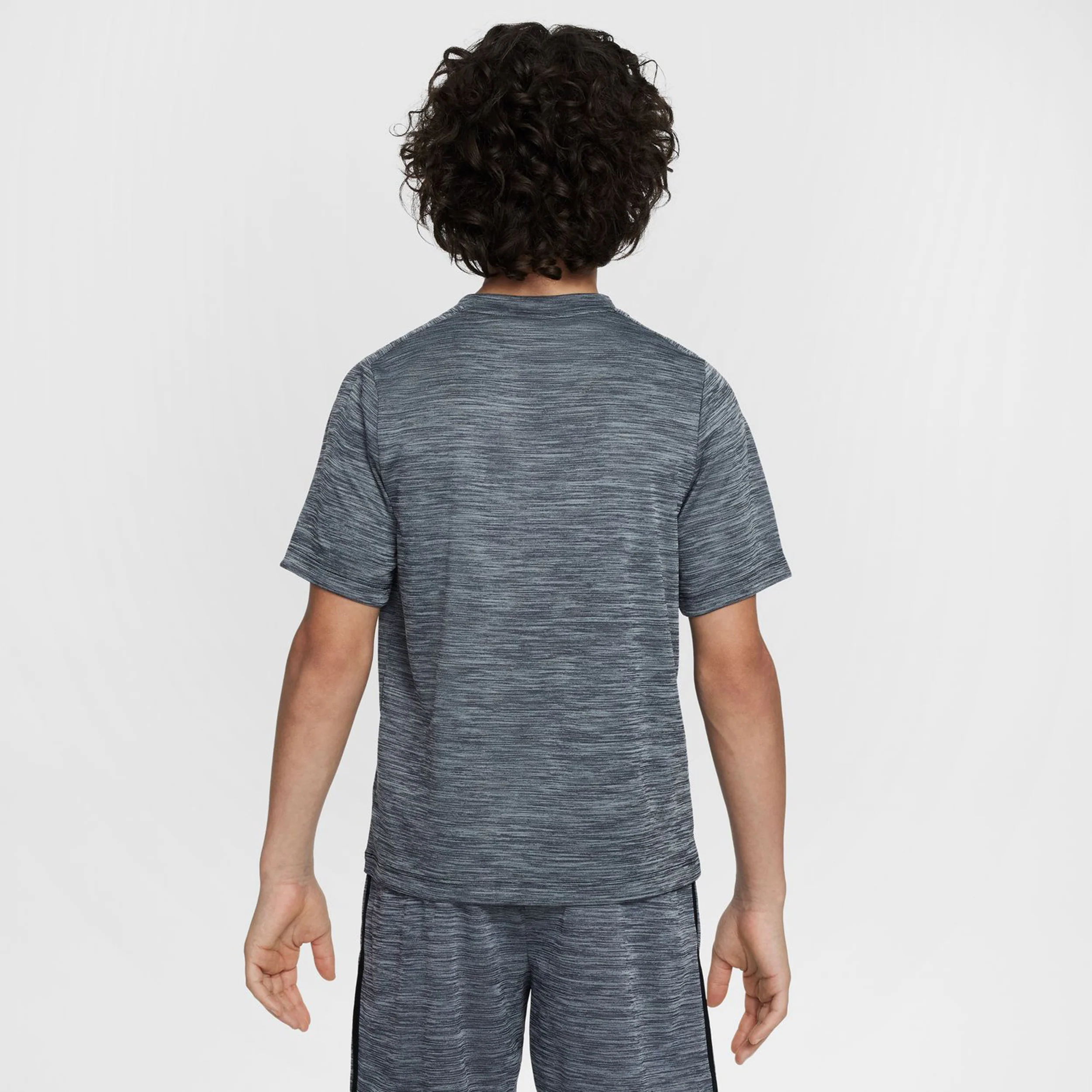 Dri-Fit Multi Camiseta De Manga Corta Niños-Negro,Gris - Image 5