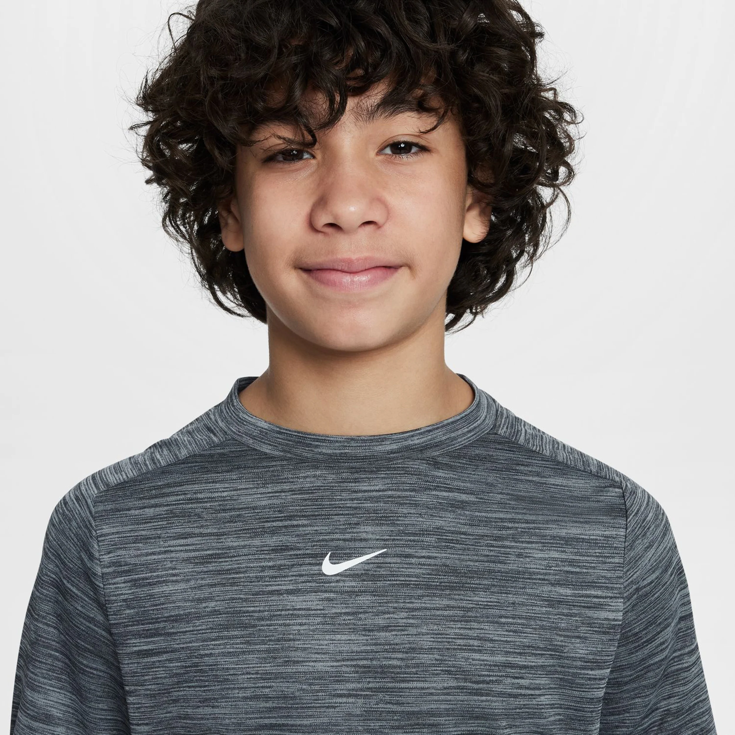 Dri-Fit Multi Camiseta De Manga Corta Niños-Negro,Gris - Image 6