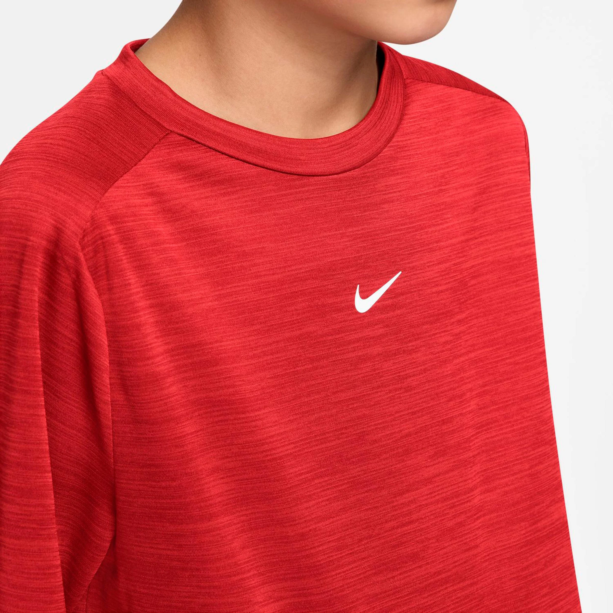 Dri-FIT Multi Heather Camiseta de manga corta Niños-rojo oscuro - Image 3