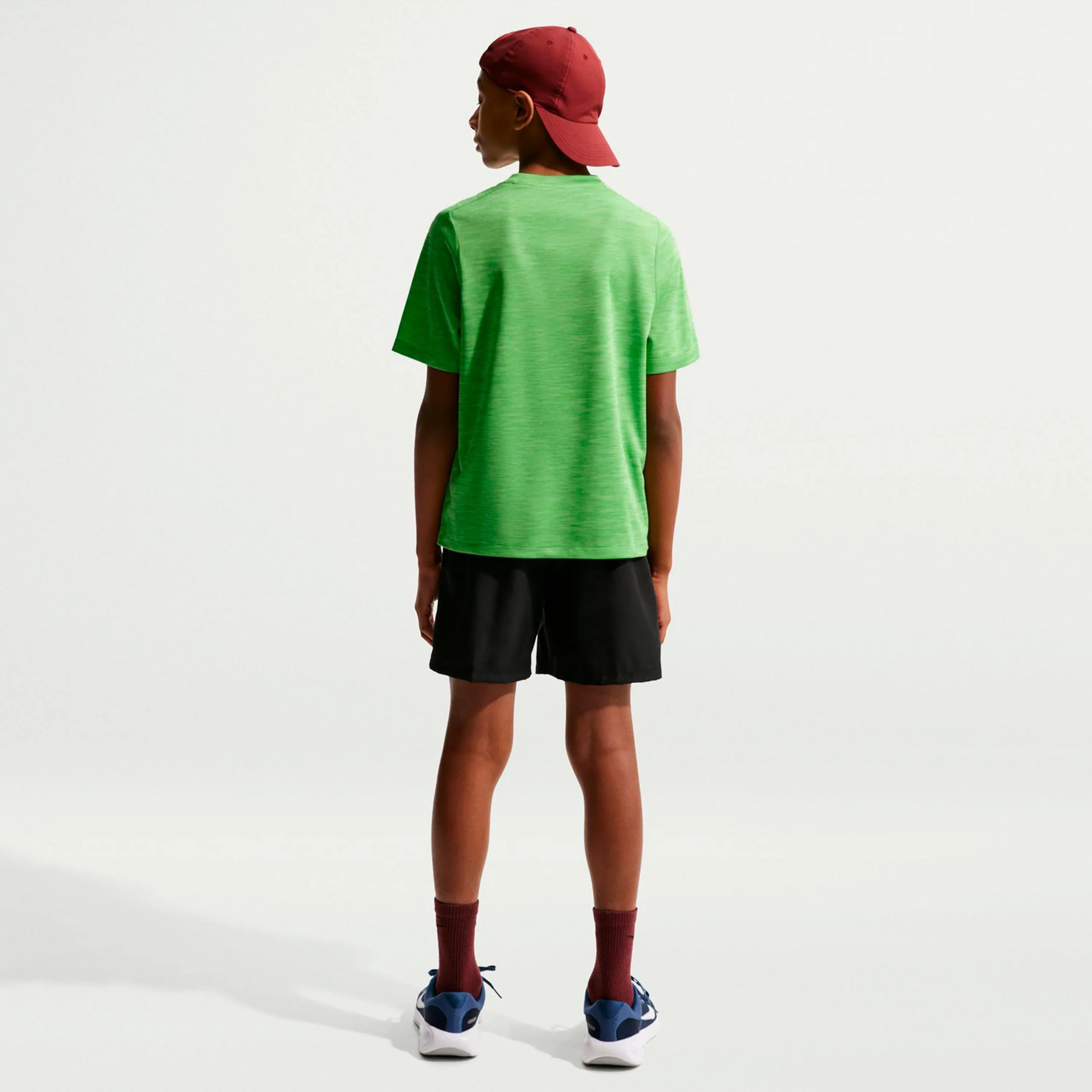 Dri-FIT Multi Heather Camiseta de manga corta Niños-verde, blanco - Image 3