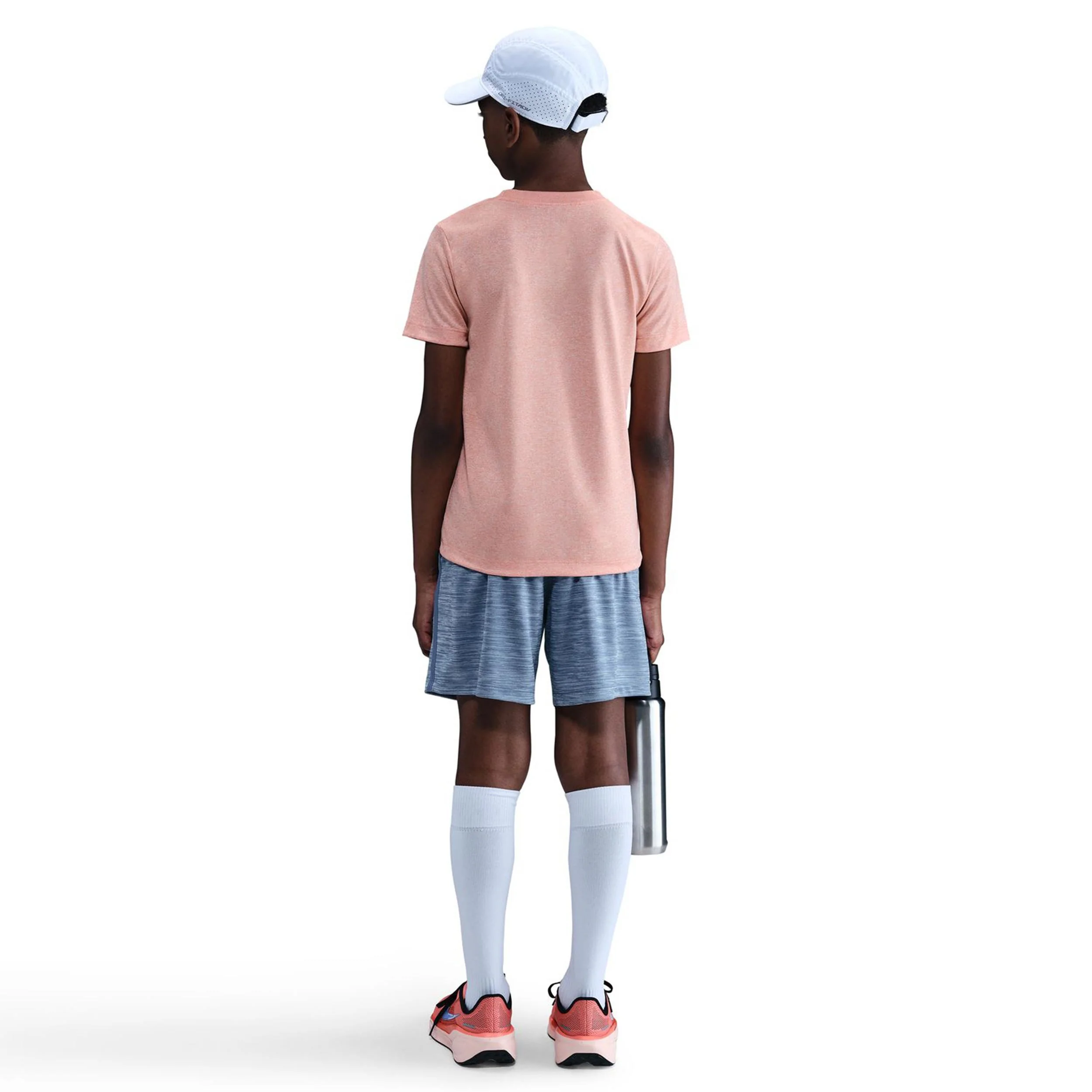 Dri-Fit Multi High Rise Shorts Niños-Azul-gris - Image 3