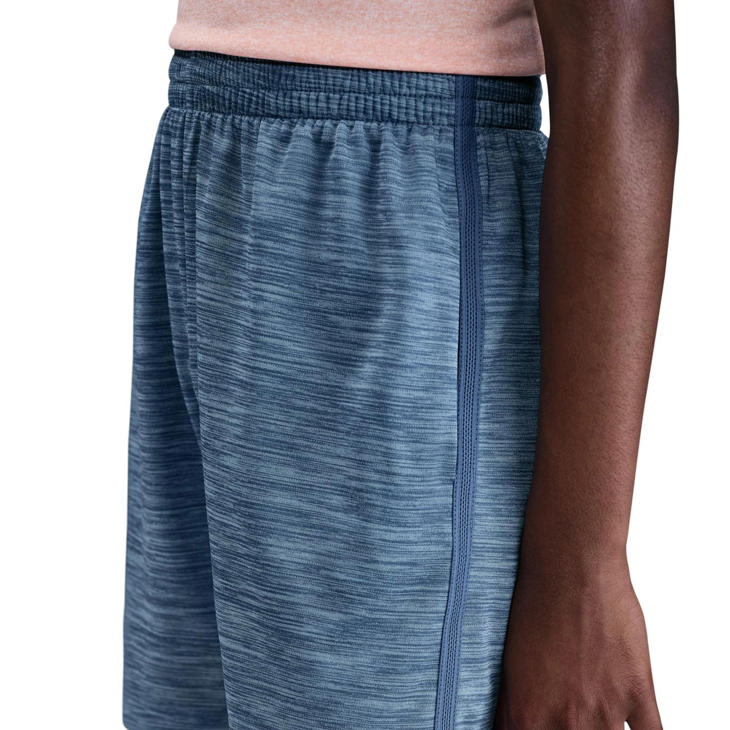 Dri-Fit Multi High Rise Shorts Niños-Azul-gris - Image 4