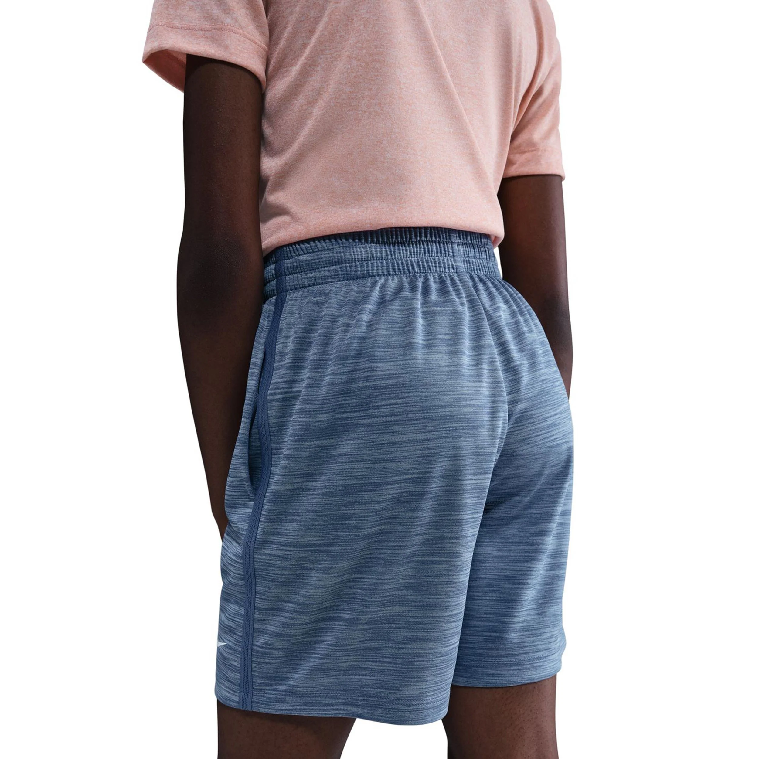 Dri-Fit Multi High Rise Shorts Niños-Azul-gris - Image 5