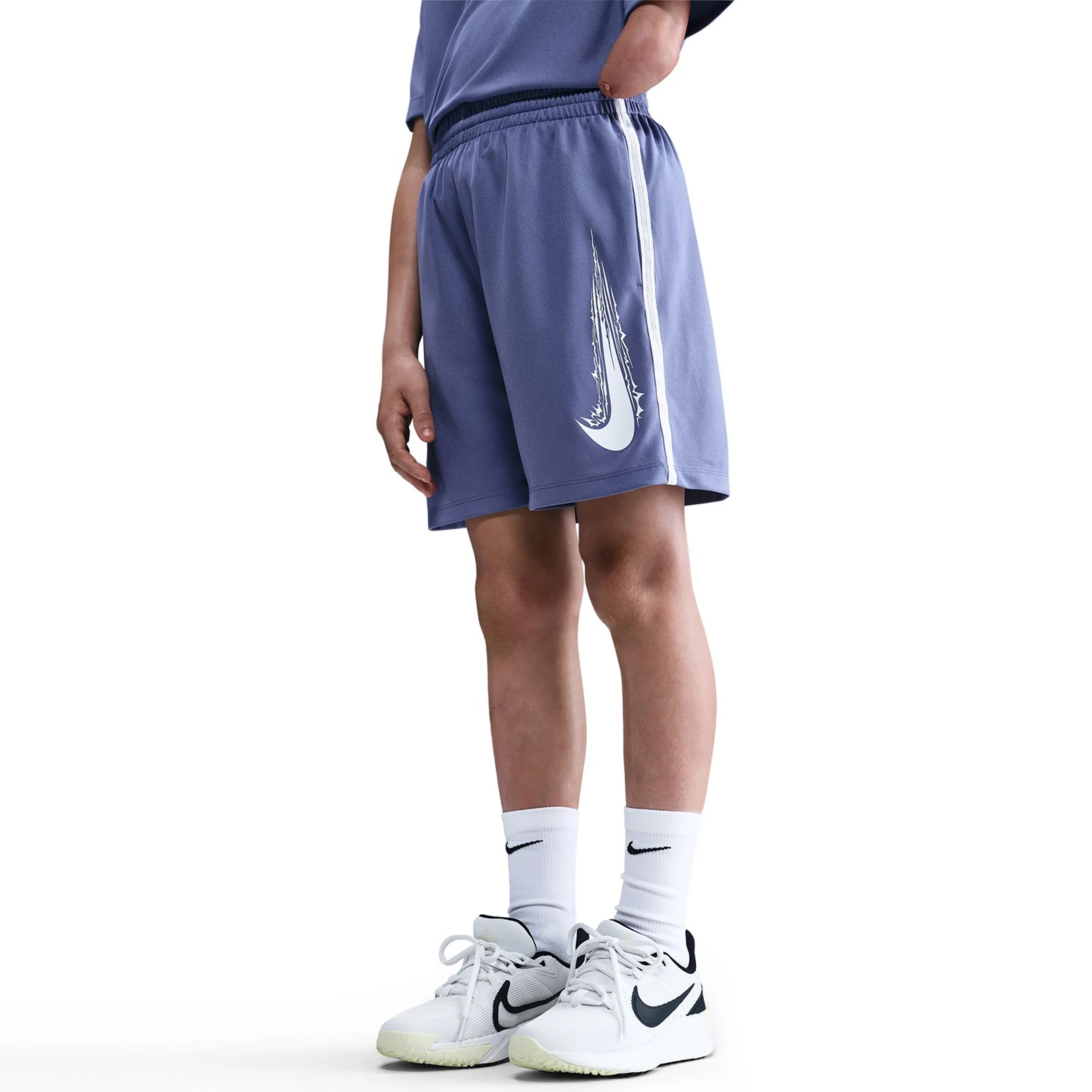 Dri-Fit Multi Shorts Niños-Azul-gris - Image 3