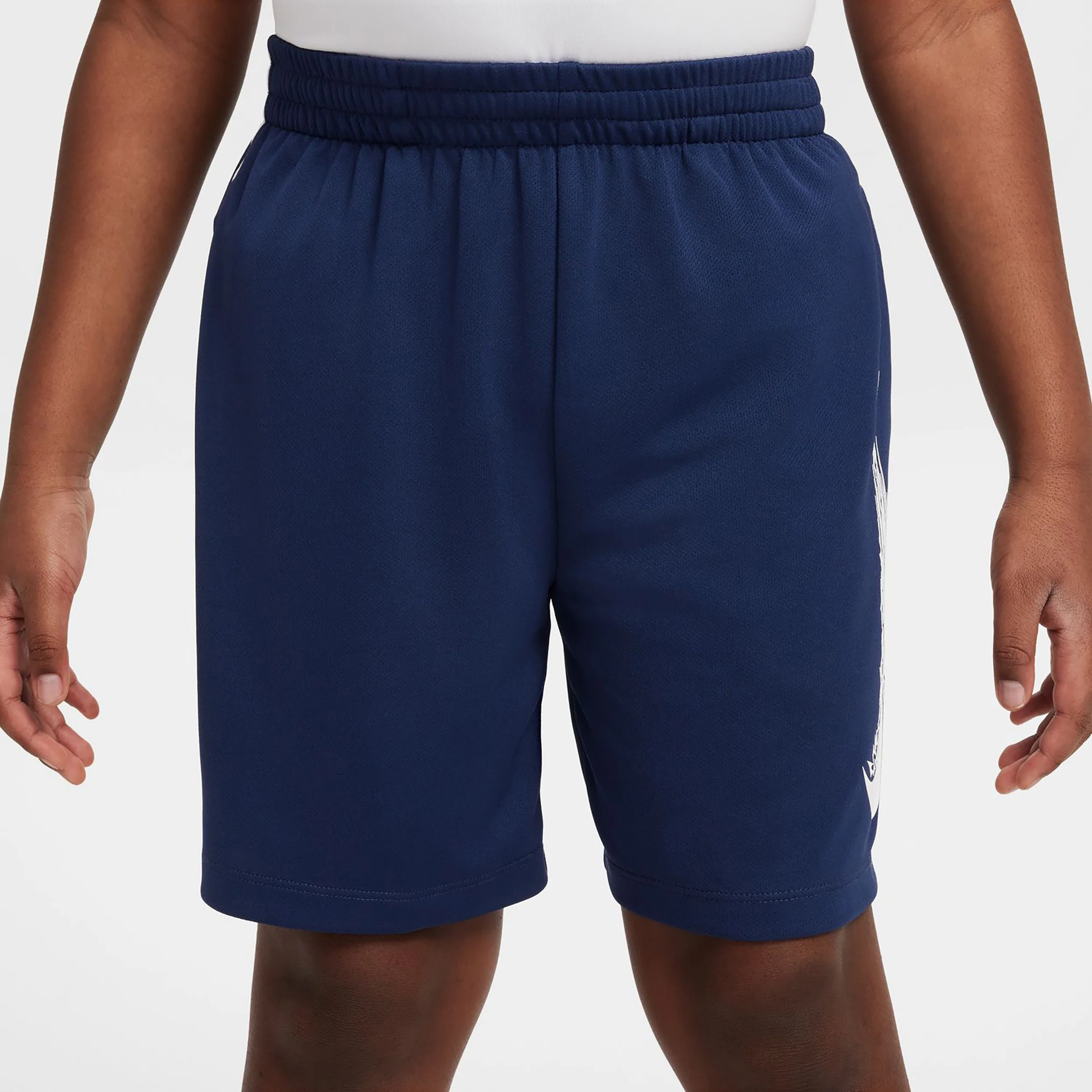Dri-Fit Multi Shorts Niños - azul oscuro, blanco - Image 2
