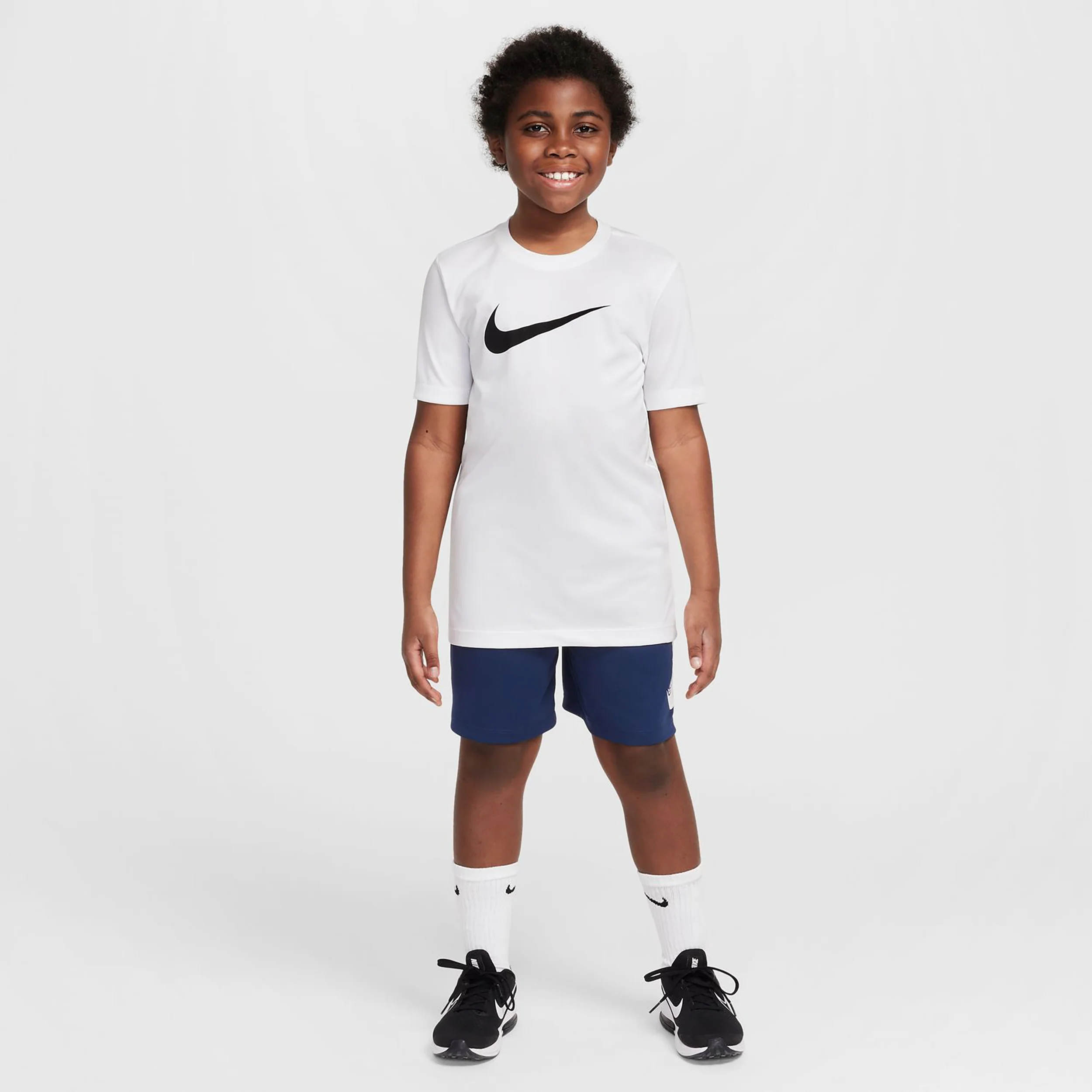 Dri-Fit Multi Shorts Niños - azul oscuro, blanco - Image 8