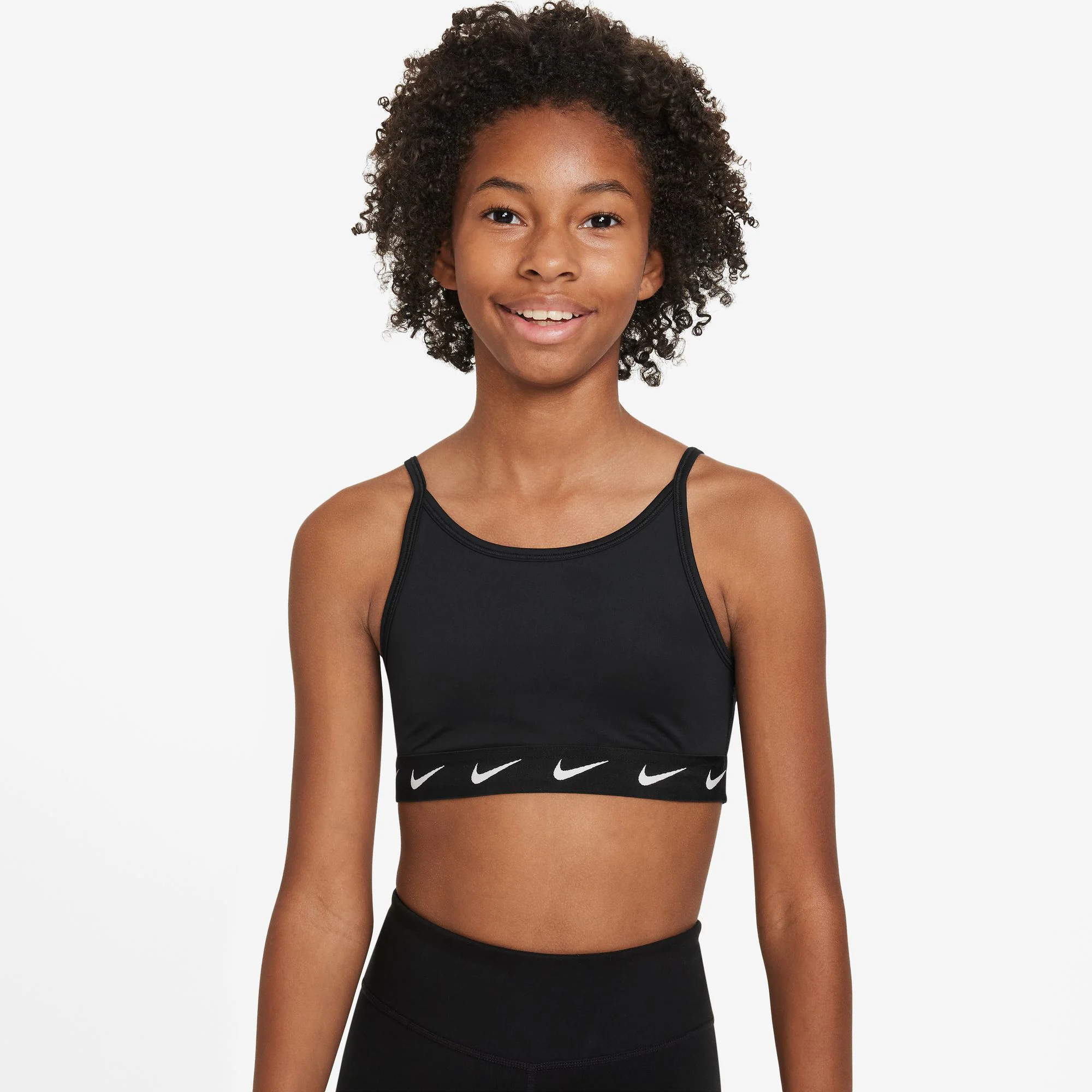 Dri-Fit One Big Sujetador deportivo Chicas - negro - Image 4