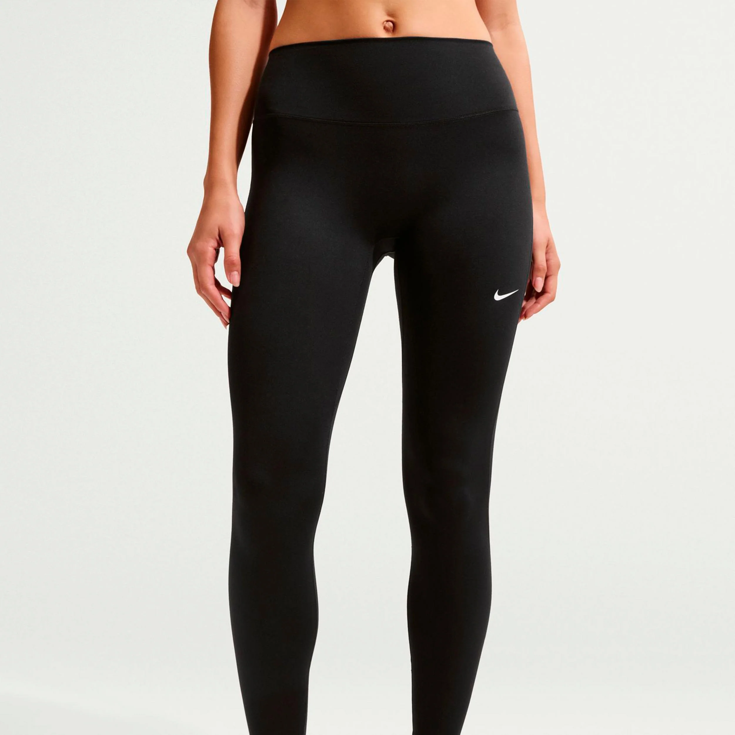 Dri-Fit One High Rise 7/8 Malla Mujeres-negro