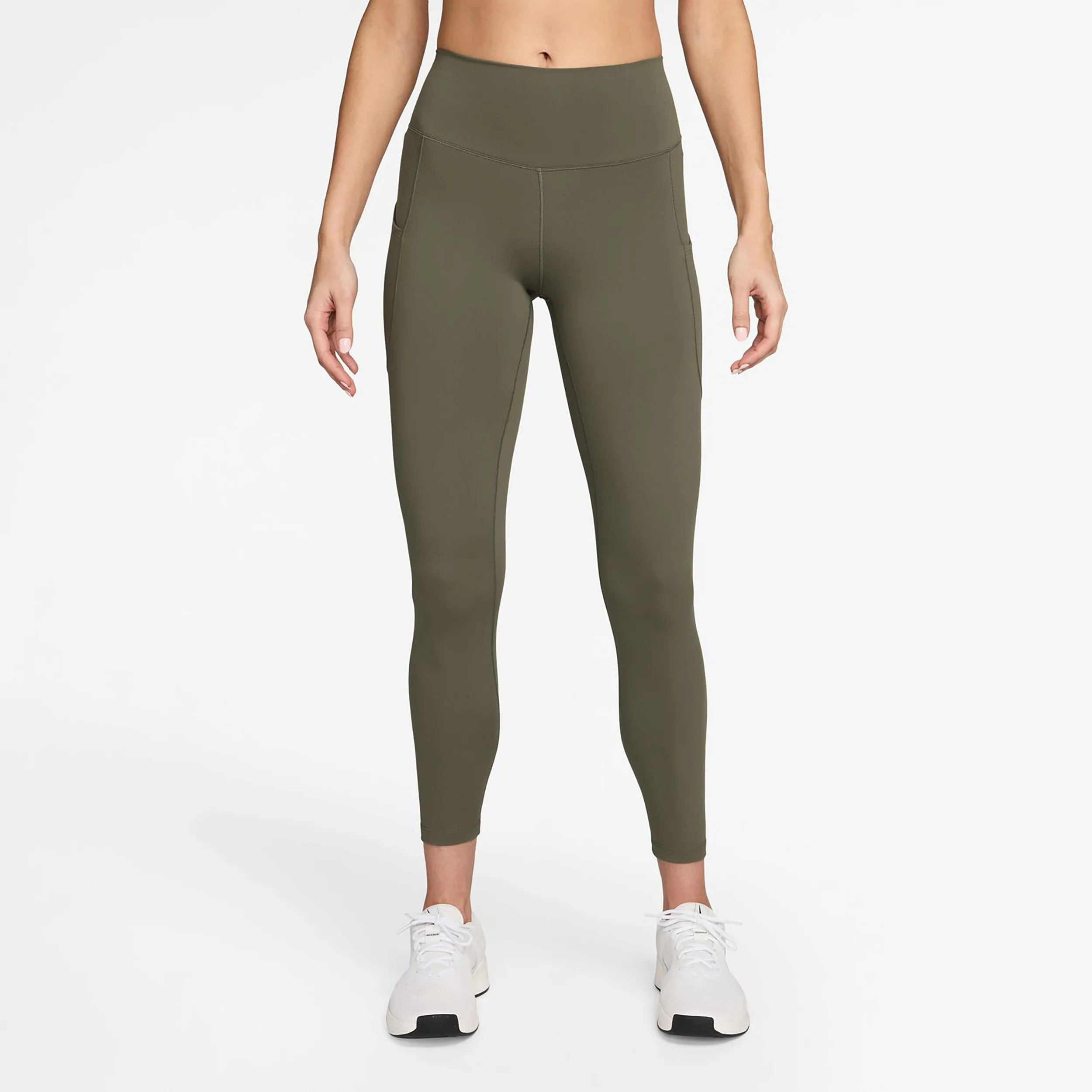 Dri-FIT One High Rise 7/8 Malla Mujeres-oliva