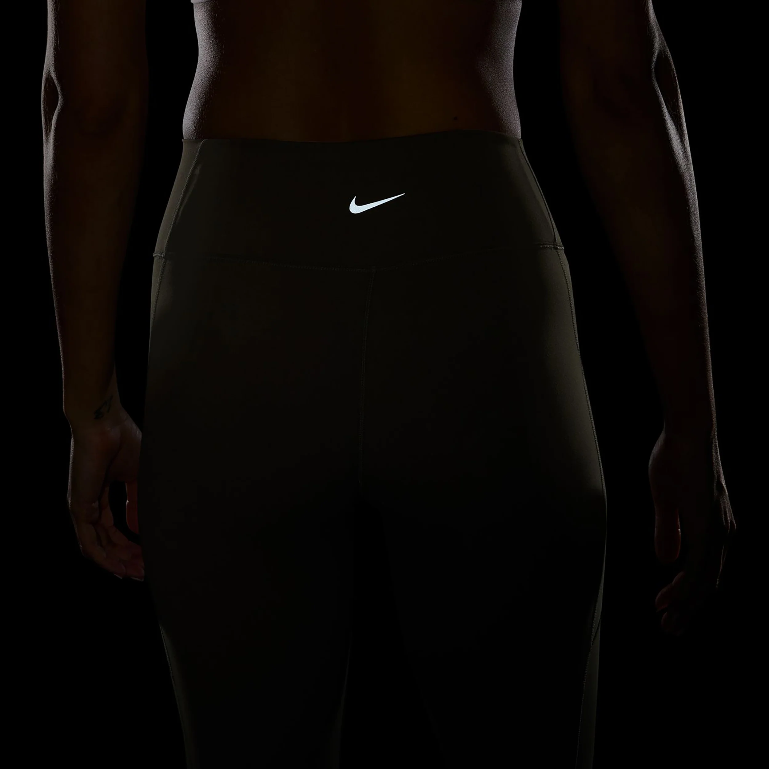 Dri-FIT One High Rise 7/8 Malla Mujeres-oliva - Image 4