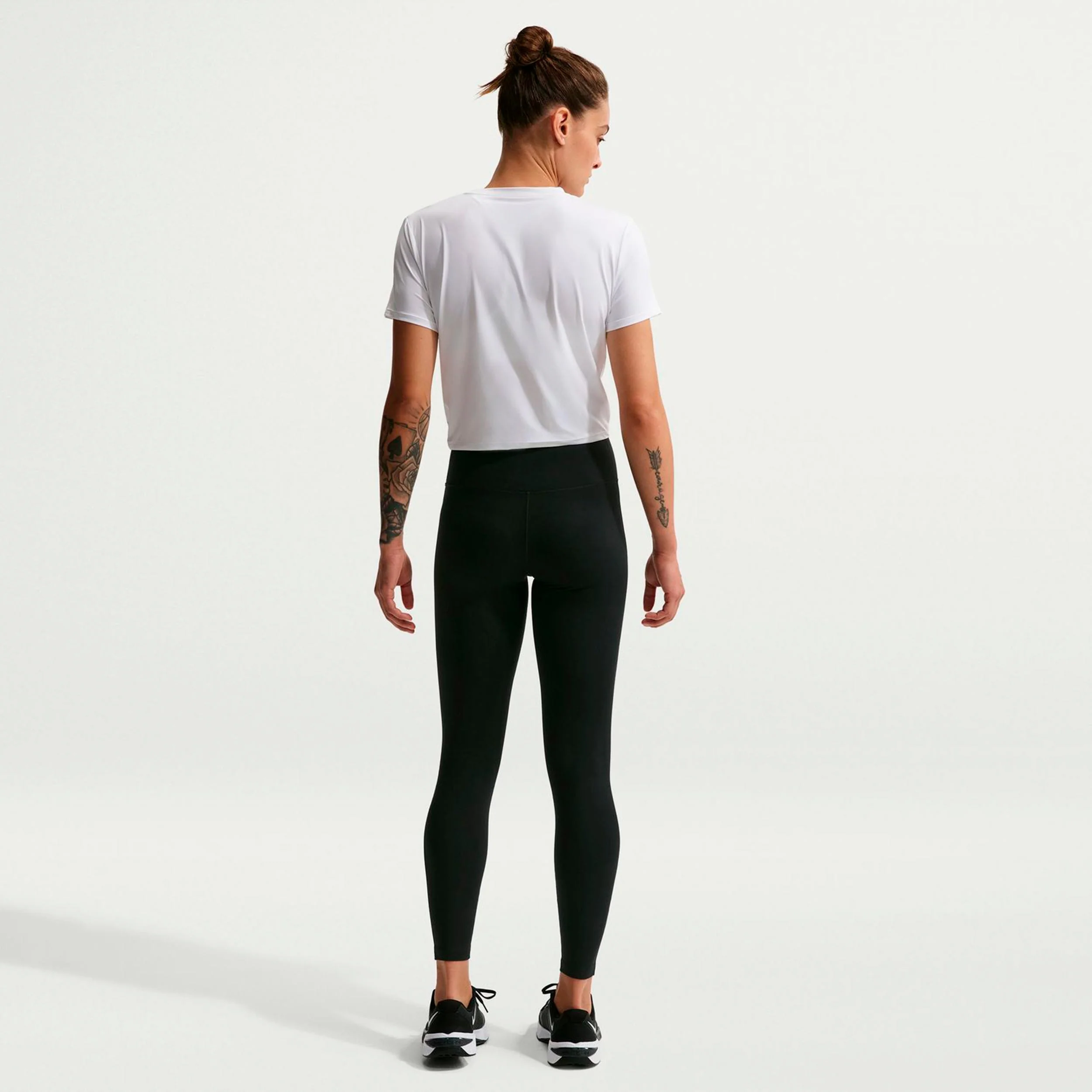 Dri-Fit One High Rise Malla Mujeres-negro - Image 3