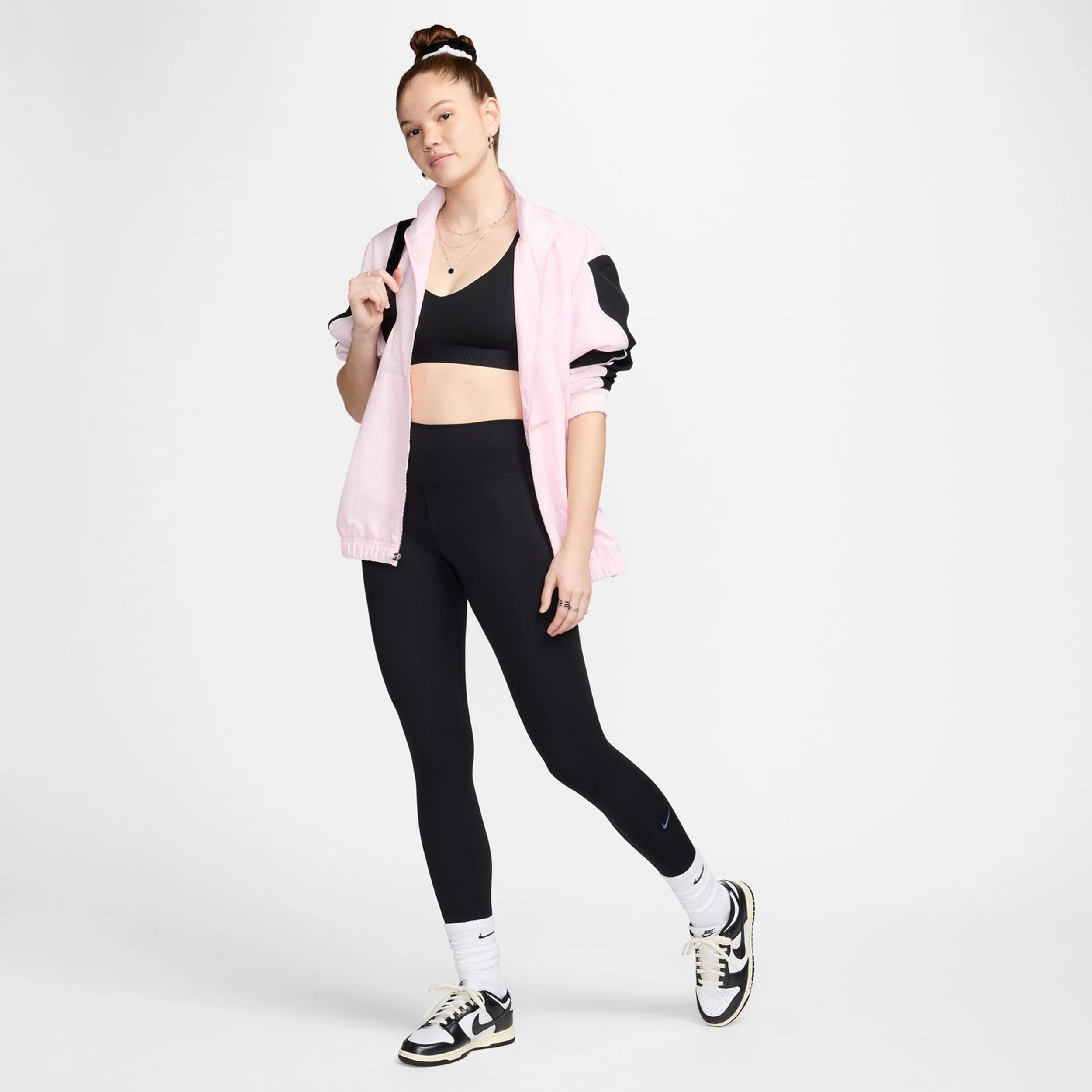 Dri-Fit One HR 7/8 Malla Mujeres-Negro - Image 3