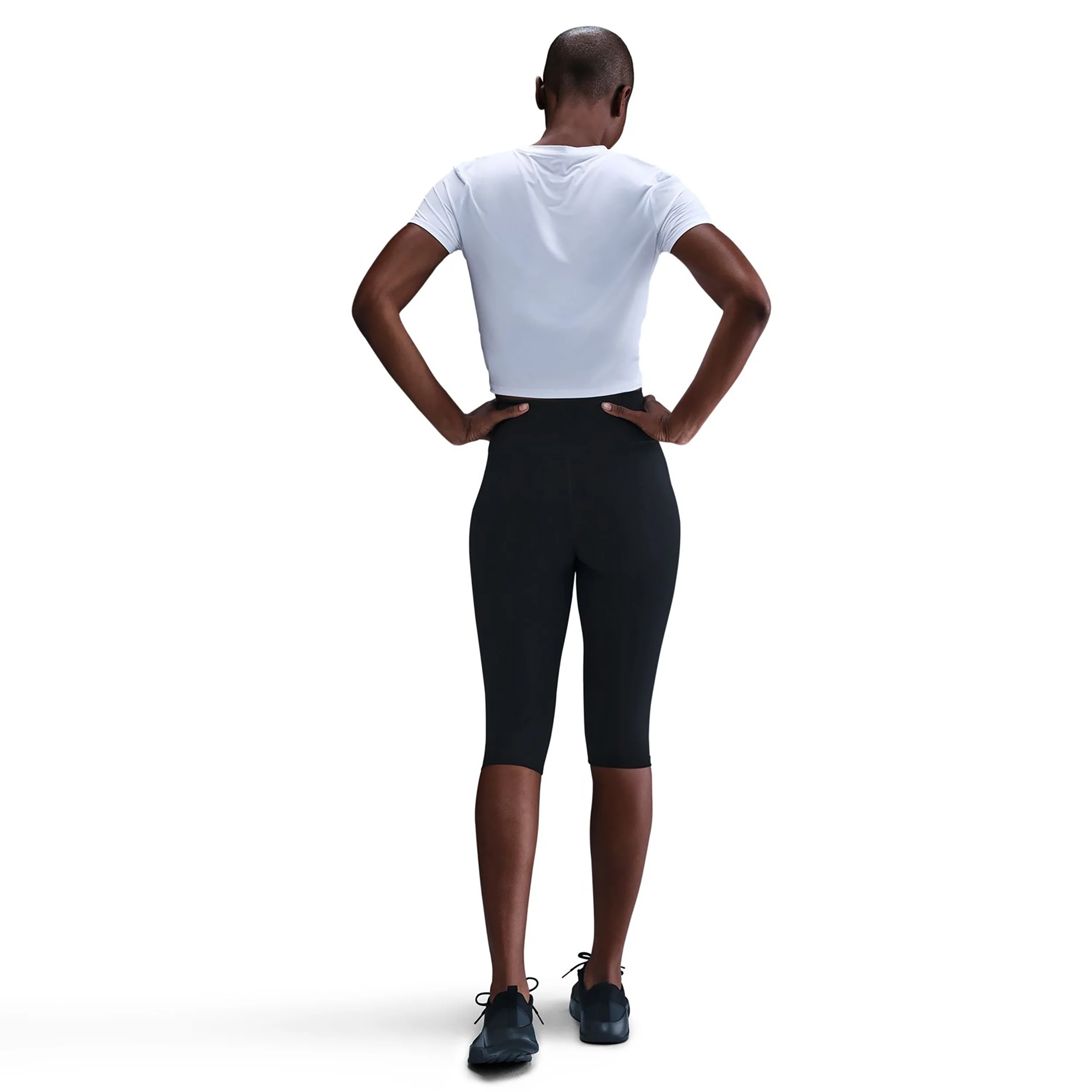 Dri-Fit One Malla Mujeres - negro, blanco - Image 2